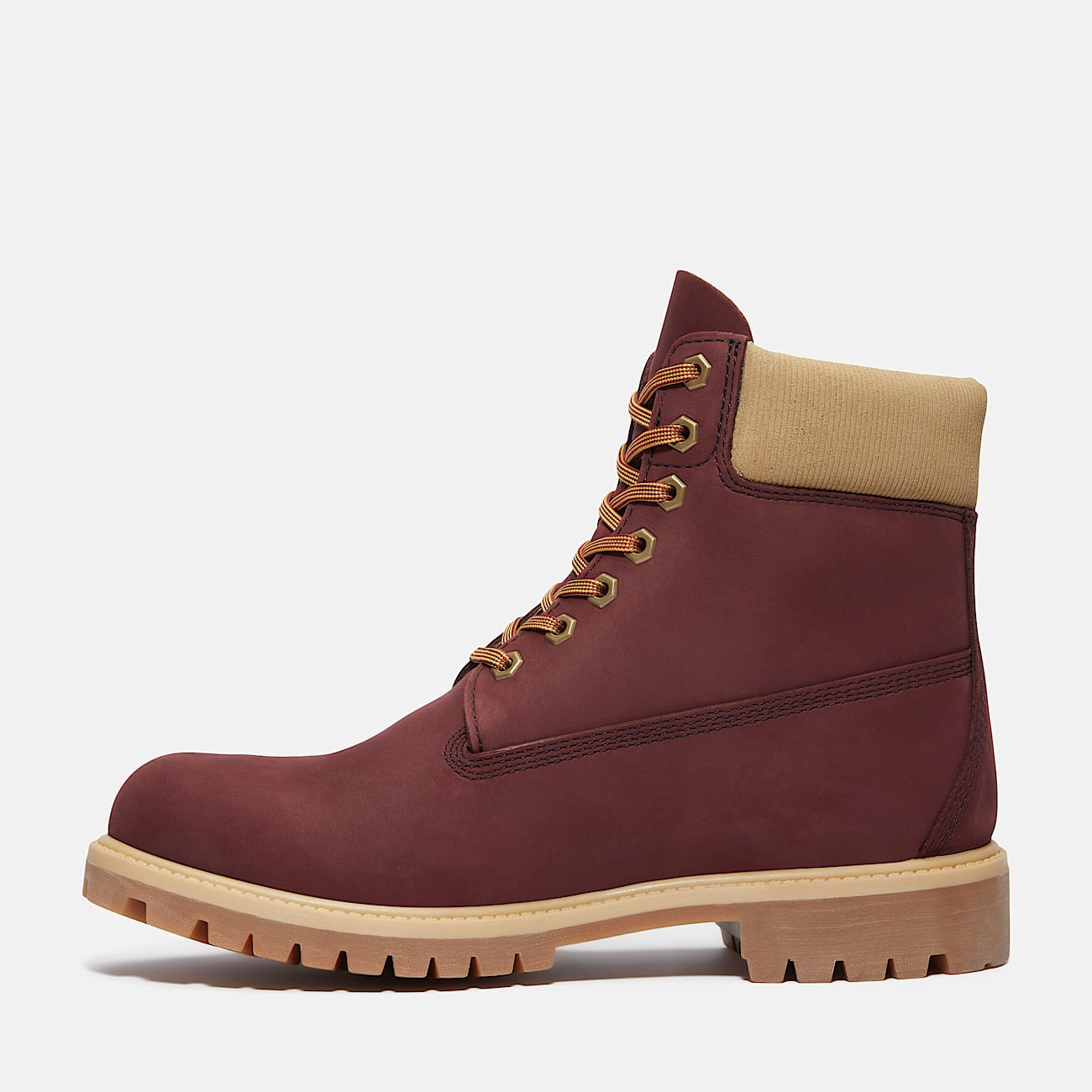 Timberland Premium 6Inch Waterproof Boot for Men in Burgundy TBL Burgundy ALT6