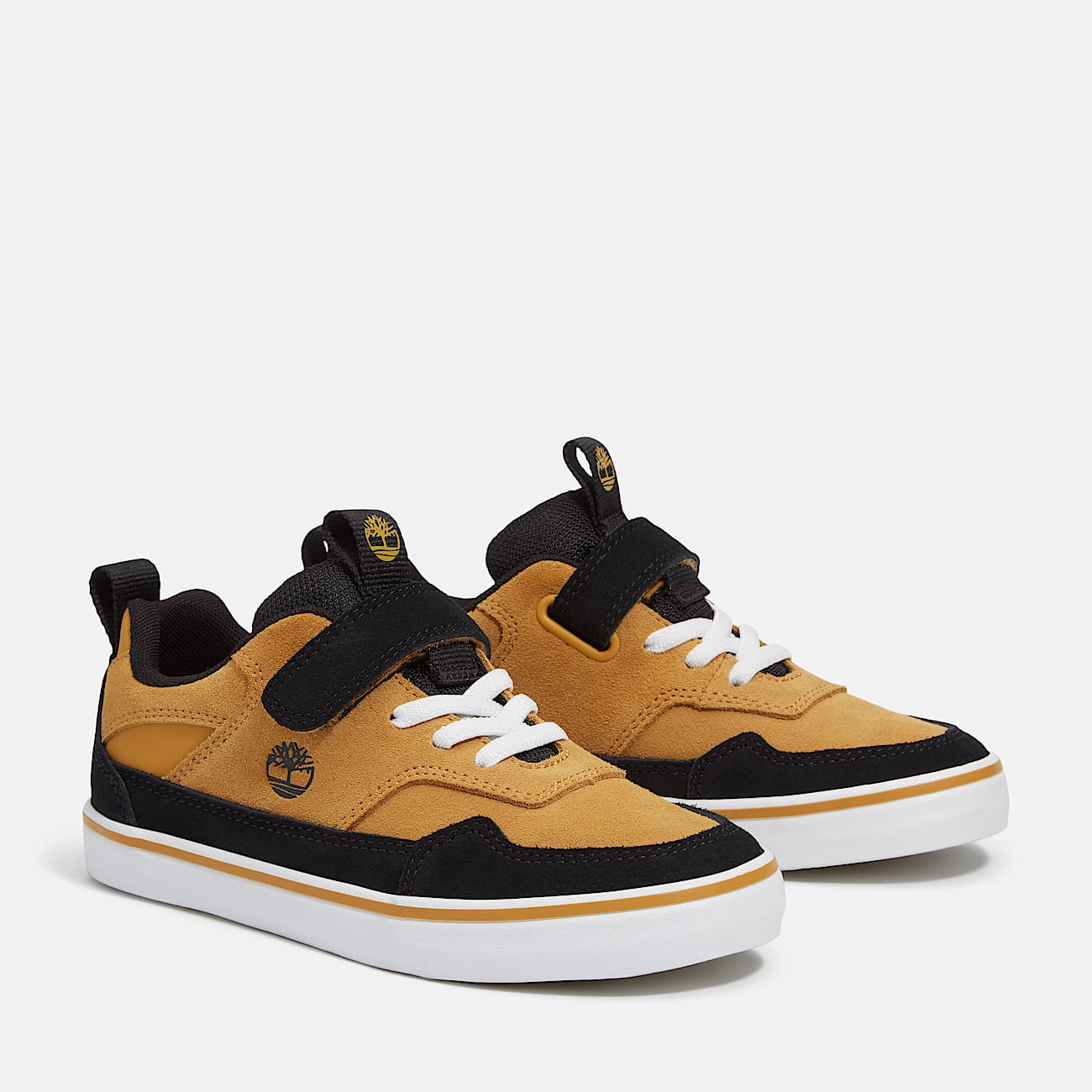 Stone Jump Sneaker mit Klettverschluss für Jugendliche in Gelb - 4