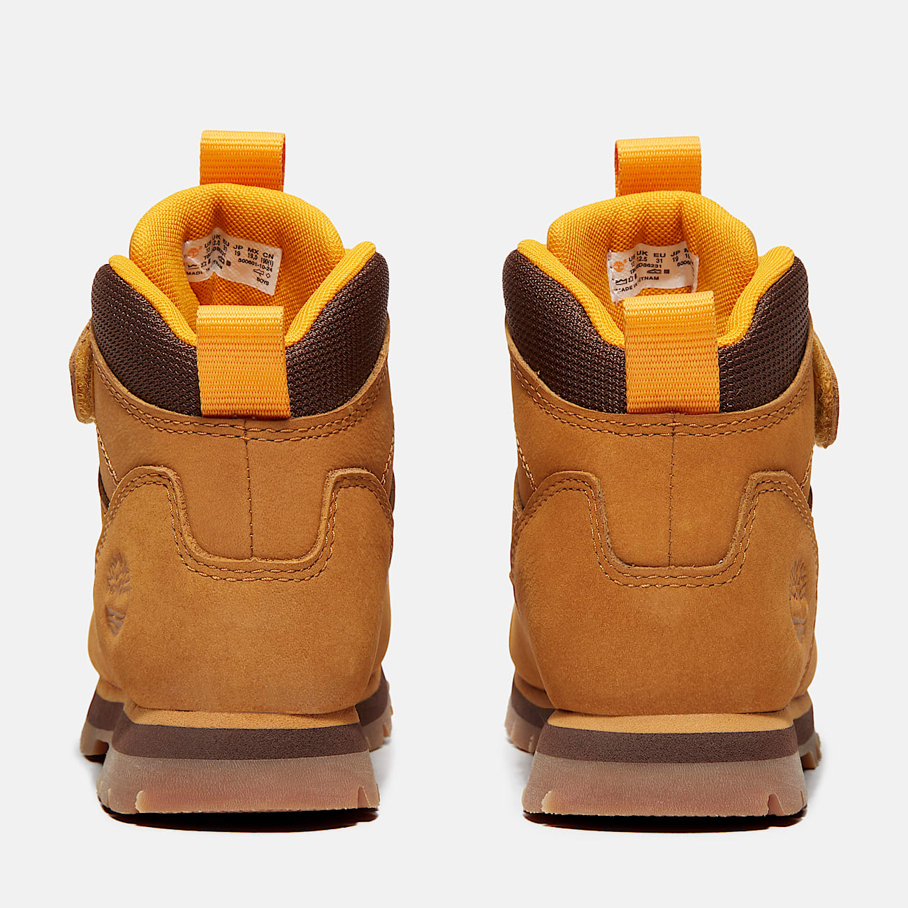 Euro Rock Mid Hook-and-Loop Boot for Youth in Yellow - 5