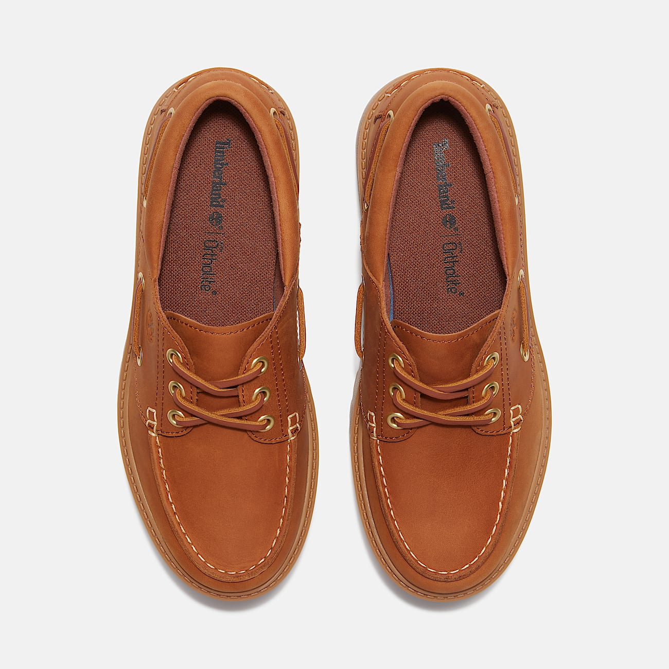 Stone Street Platform Boat Shoe for Women in Brown TBL Brown ALT2