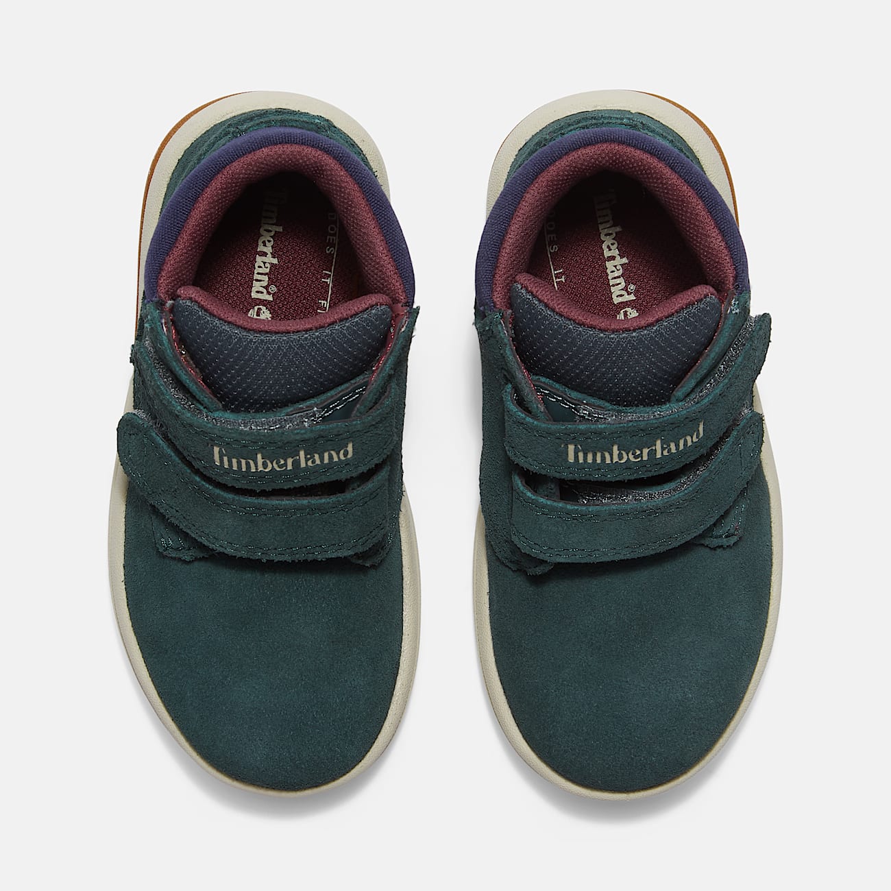 Toddle Tracks Hook  Loop Boot for Toddler in Dark Green TBL Green ALT2