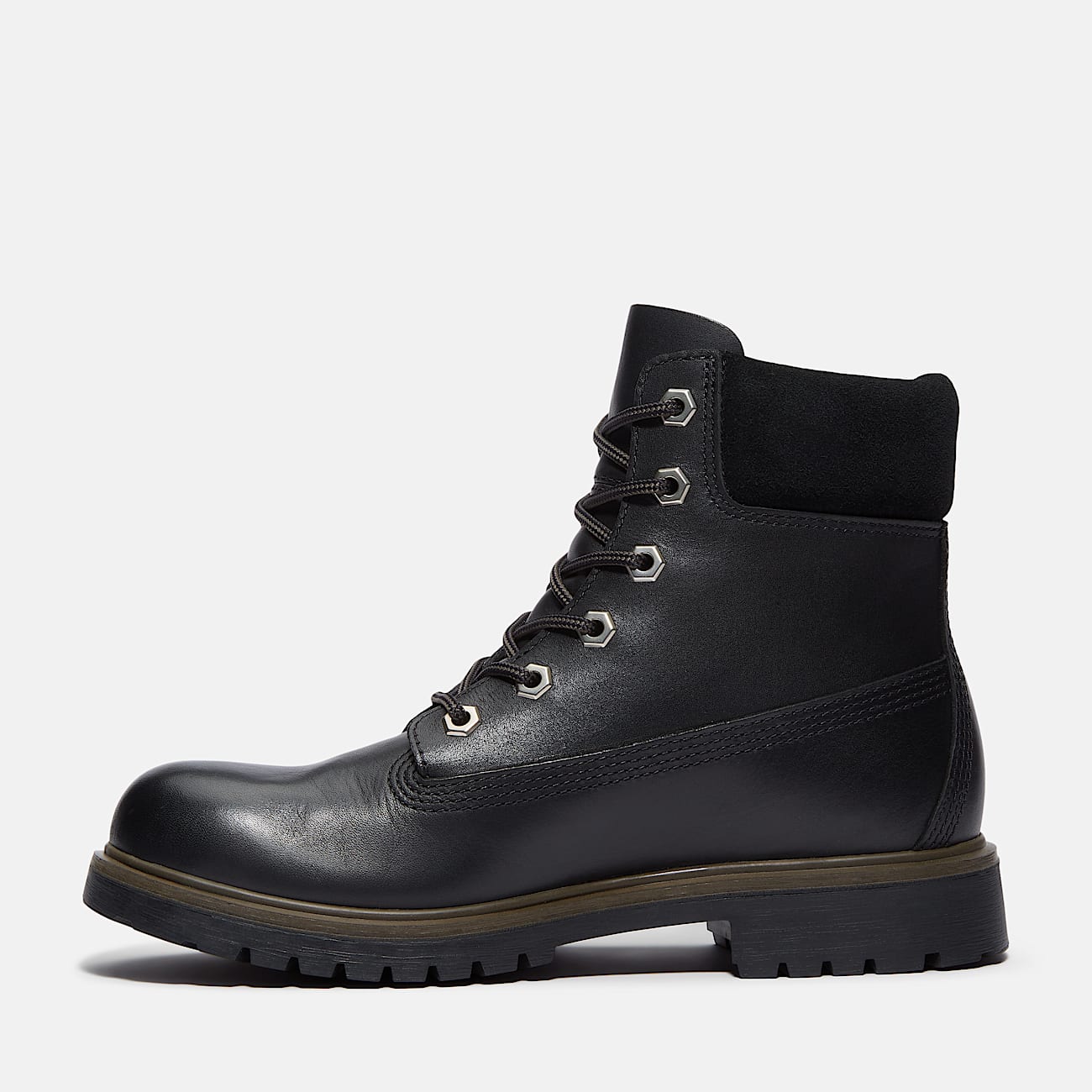 Timberland 25 6Inch Waterproof Boot for Women in Black TBL Black ALT6