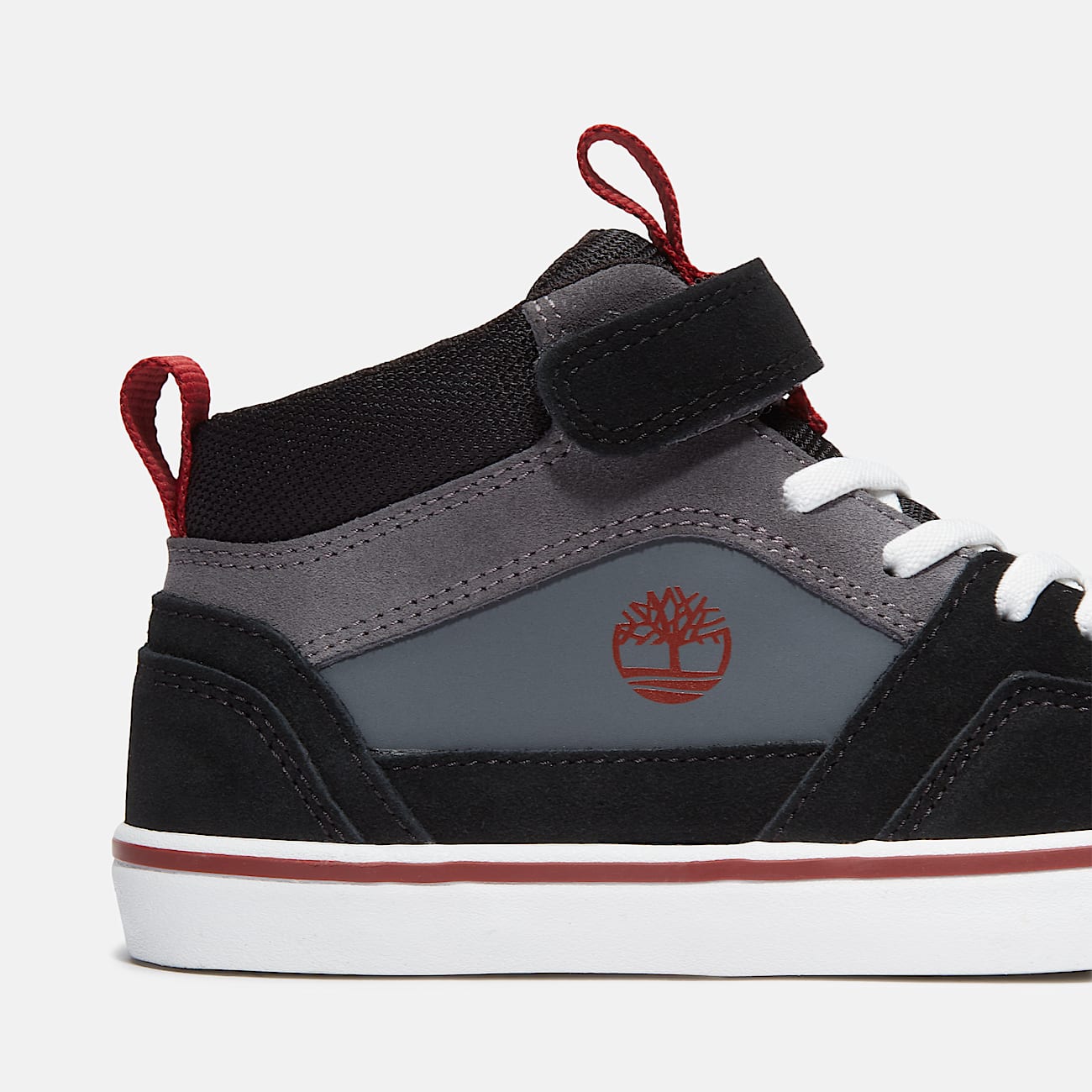 Stone Jump HookandLoop Trainer for Youth in Dark Grey TBL Grey ALT7