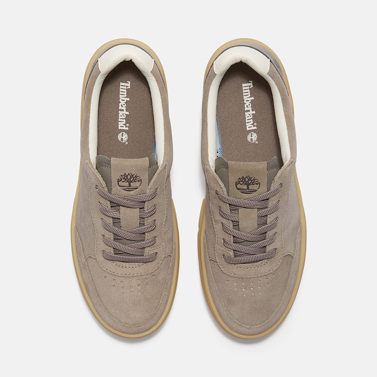 Laurel Court Lace Up Trainer for Women in Grey TBL Grey ALT2