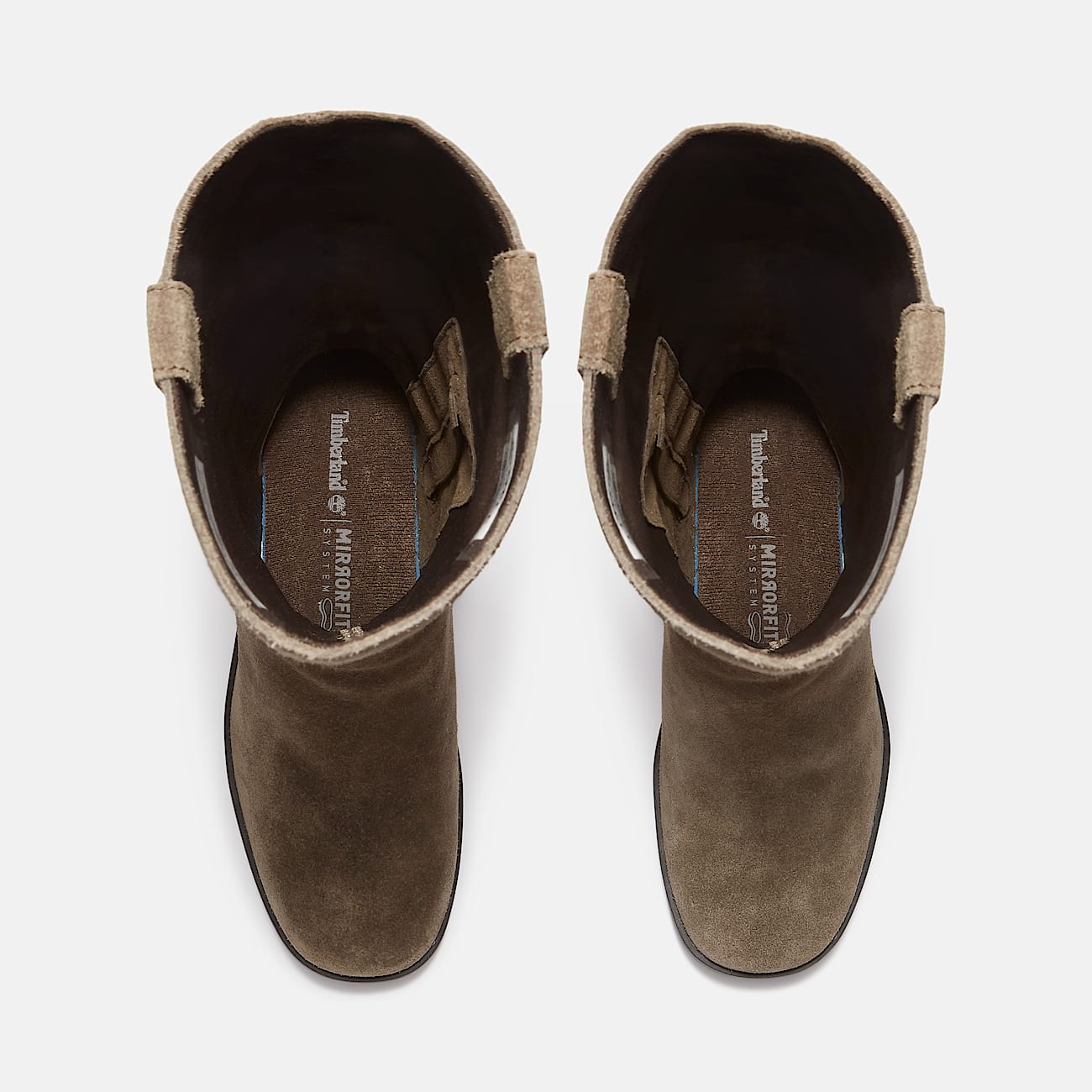 Botas altas Bellevaux con cremallera para mujer en marrón oscuro - 2