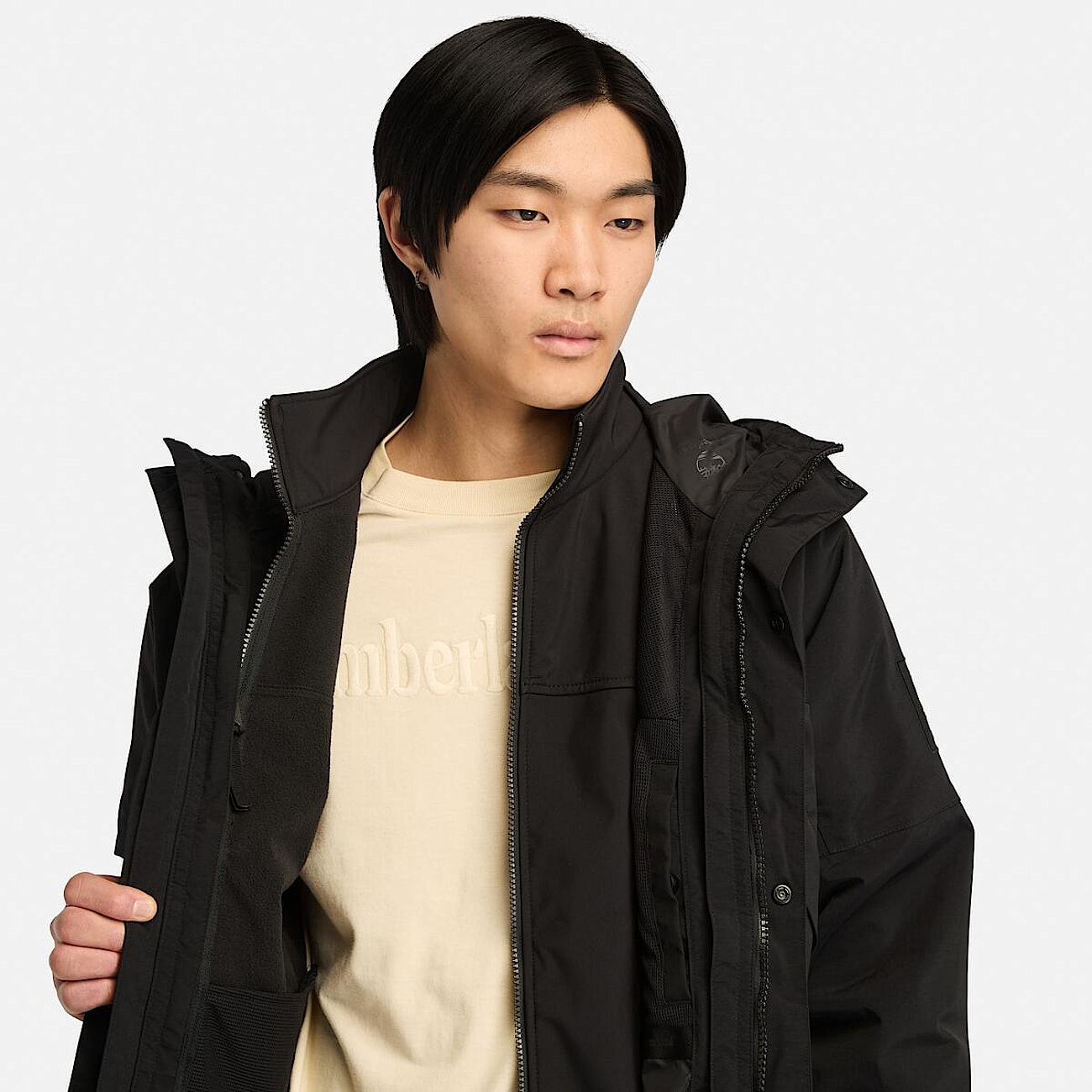 Winnick Waterproof 3-in-1 Jacket for Men in Black - 3