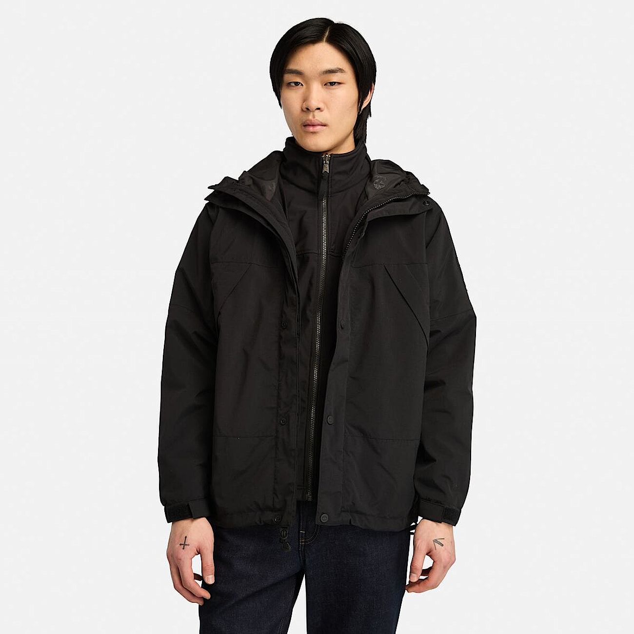 Winnick Waterproof 3-in-1 Jacket for Men in Black - 1