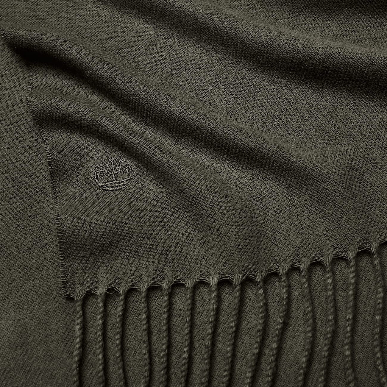 Solid Woven Scarf in Green TBL Green ALT1