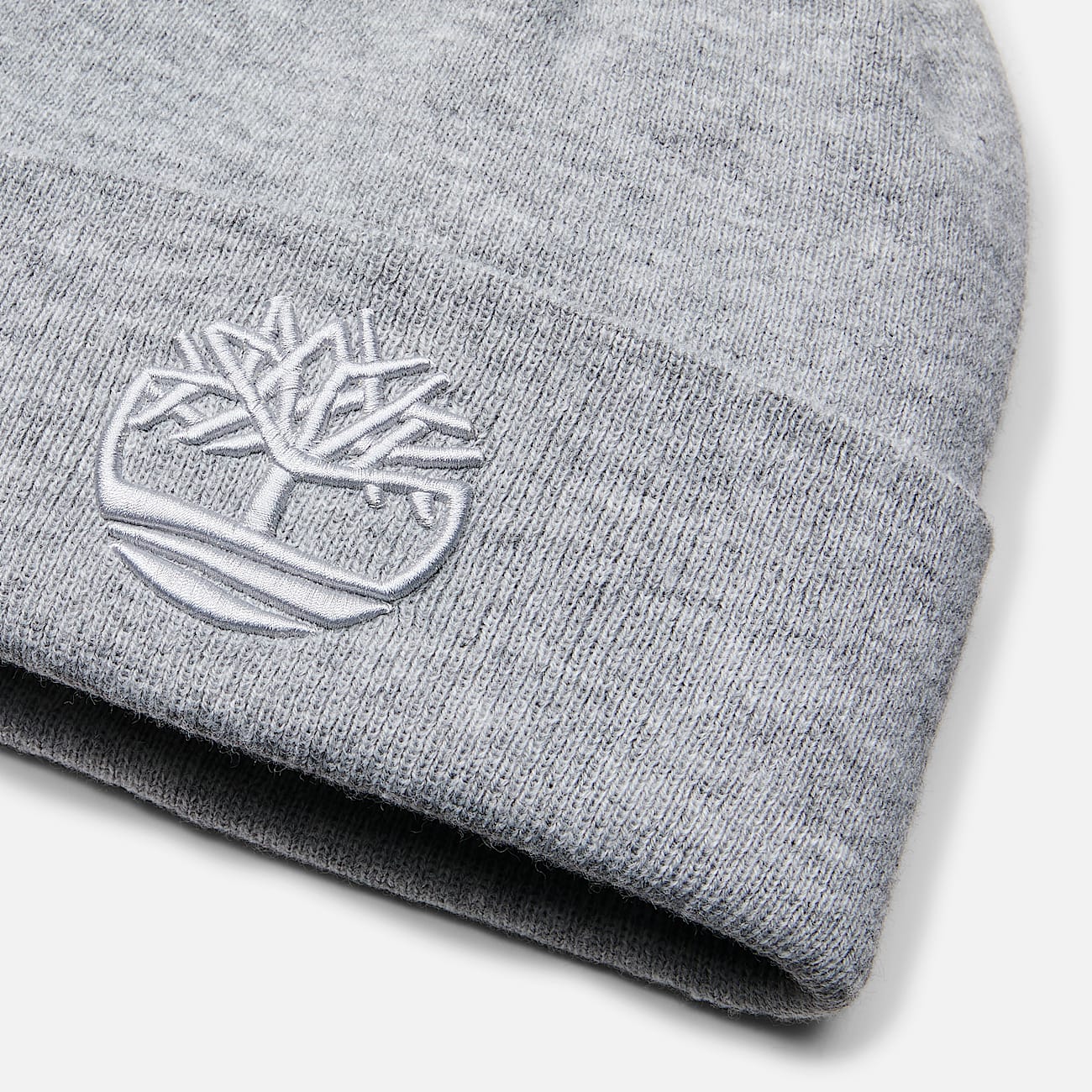 3D Embroidered Beanie in Dark Grey - 2
