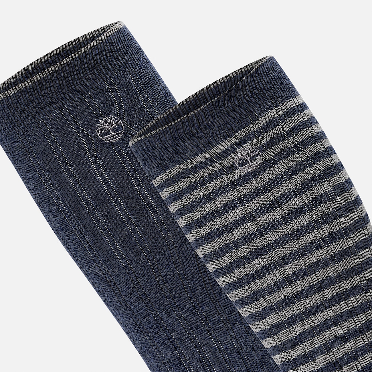 Timberland 2Pack Danforth OvertheCalf Sock for Men in Dark Blue TBL Blue ALT2