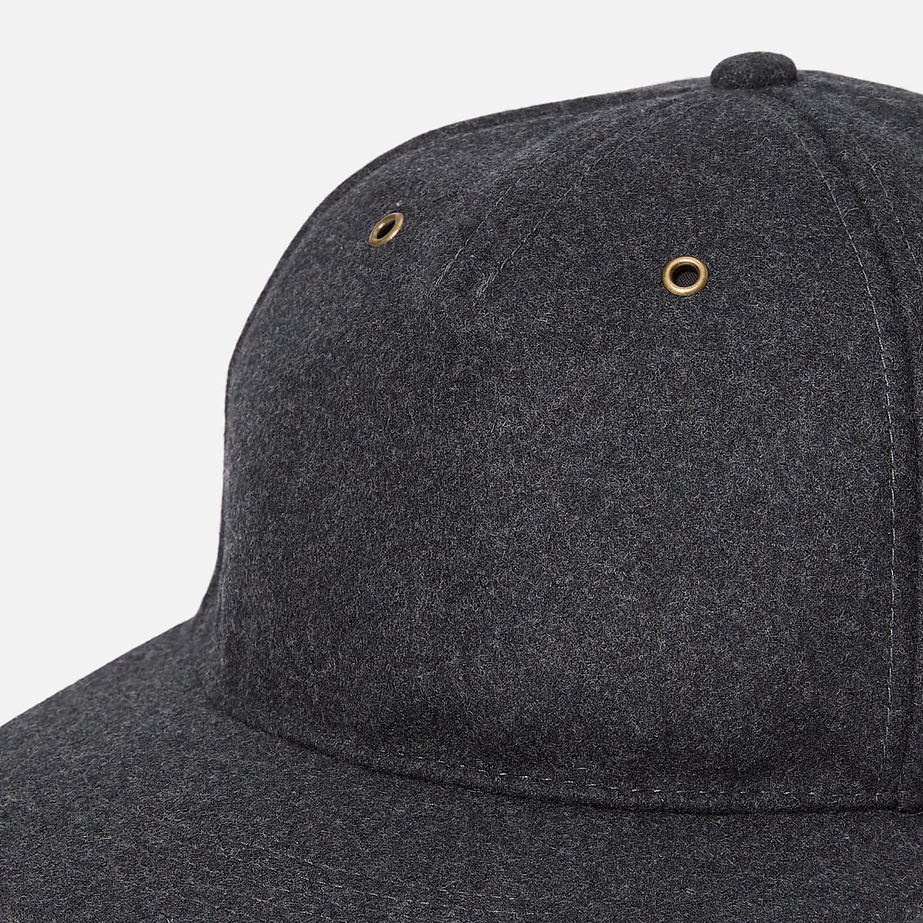 All Over Wool Baseball Cap in Dark Grey TBL Grey ALT2