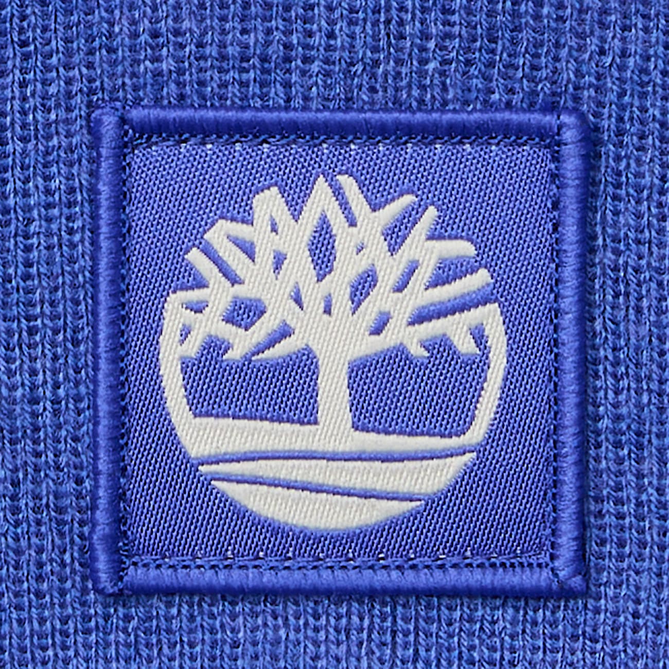 Tonal Patch Beanie in Blue - 3