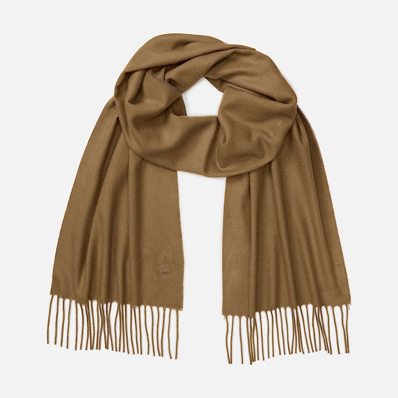 Solid Woven Scarf in Yellow - 1