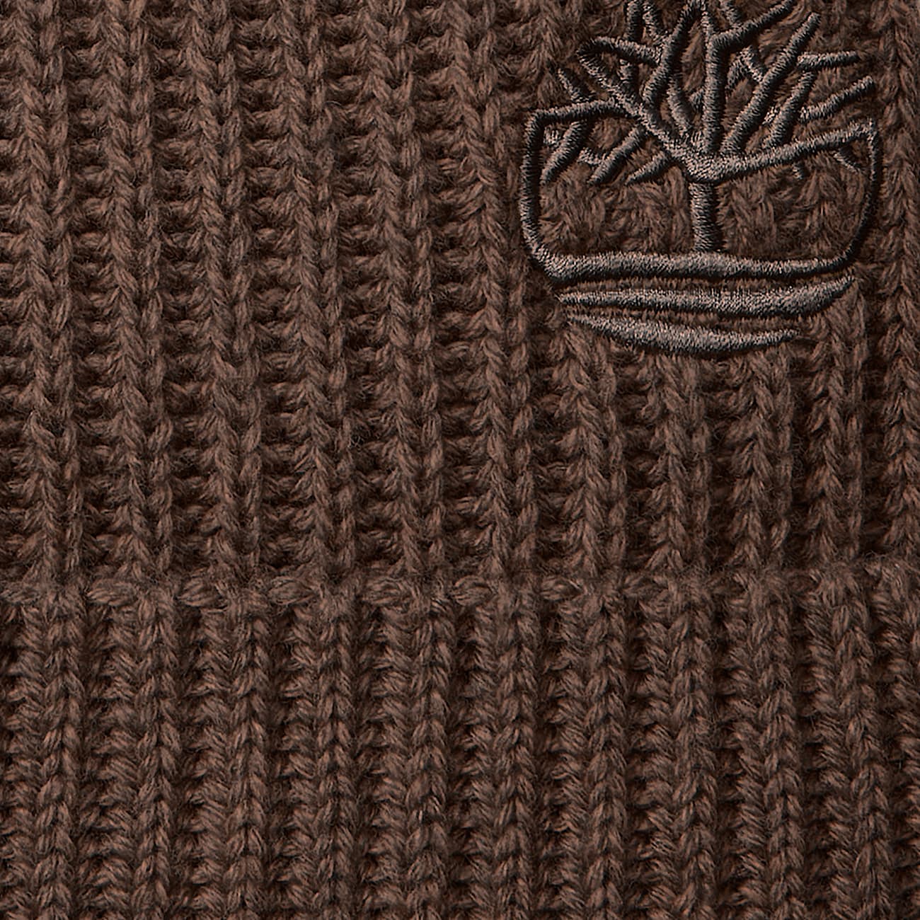 Wool Blend Beanie in Brown TBL Brown ALT2