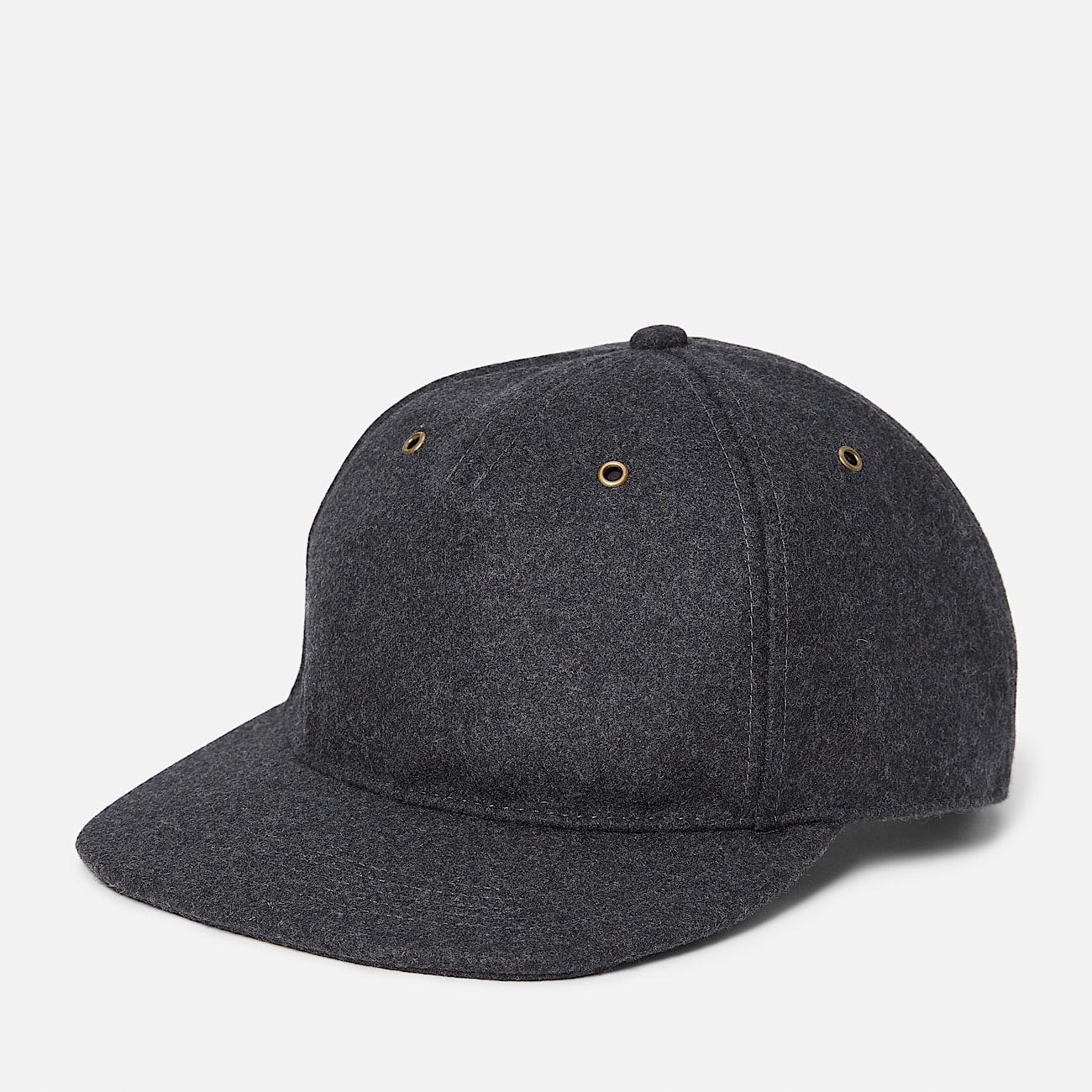 All Over Wool Baseball Cap in Dark Grey TBL Grey HERO