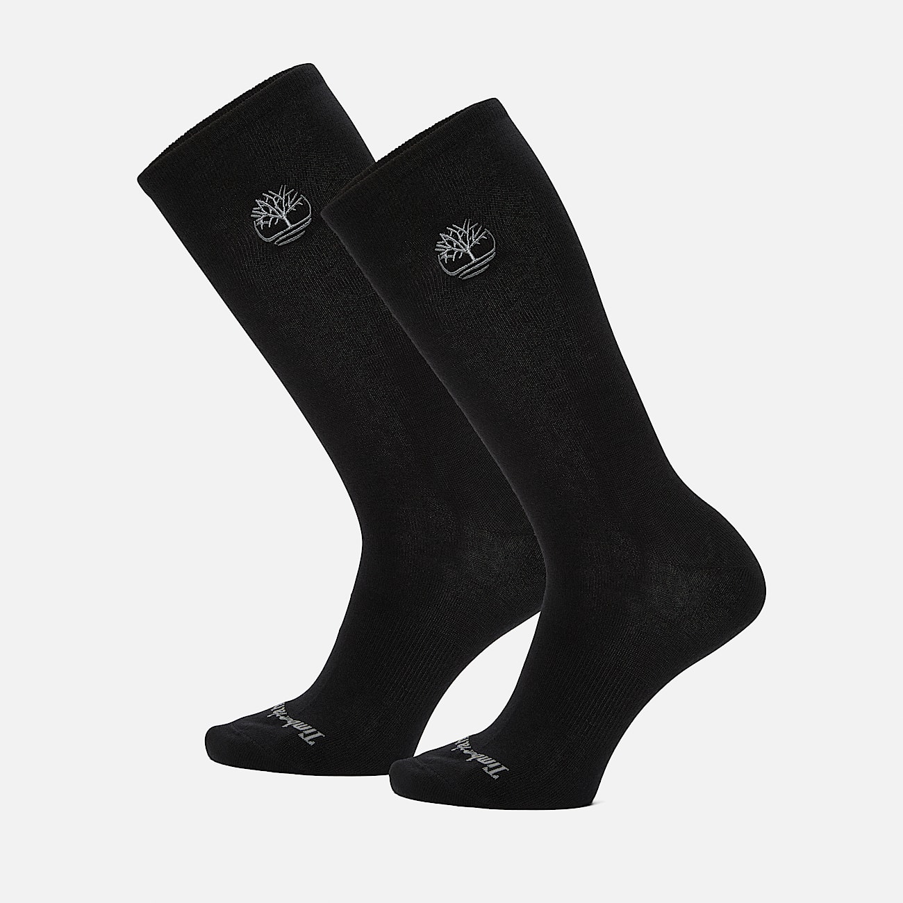 Timberland 2Pack Lightweight Thermal Crew Sock for Women in Black TBL Black HERO
