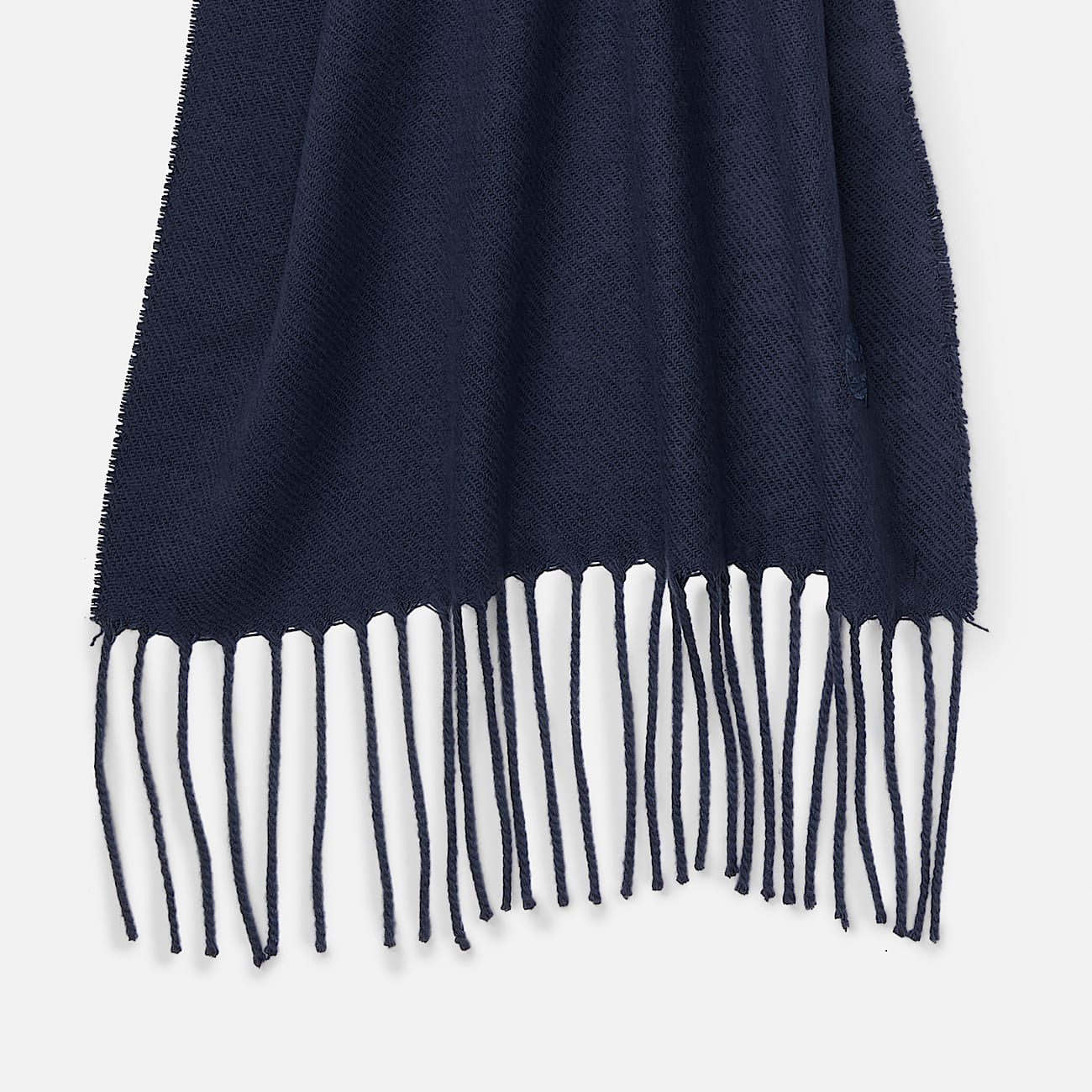 Solid Woven Scarf in Dark Blue TBL Blue ALT2