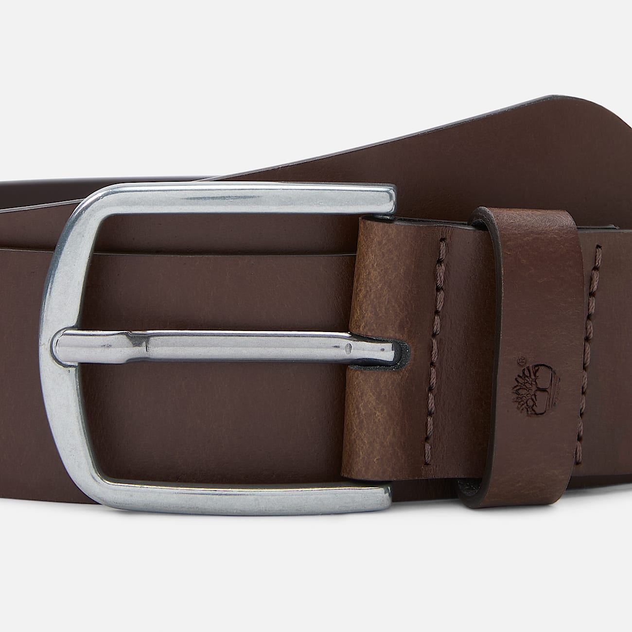 Bluff Point Leather Belt in Brown TBL Brown ALT2