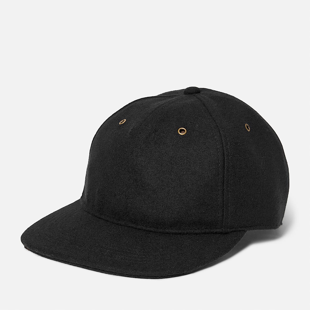 All Over Wool Baseball Cap in Black TBL Black HERO