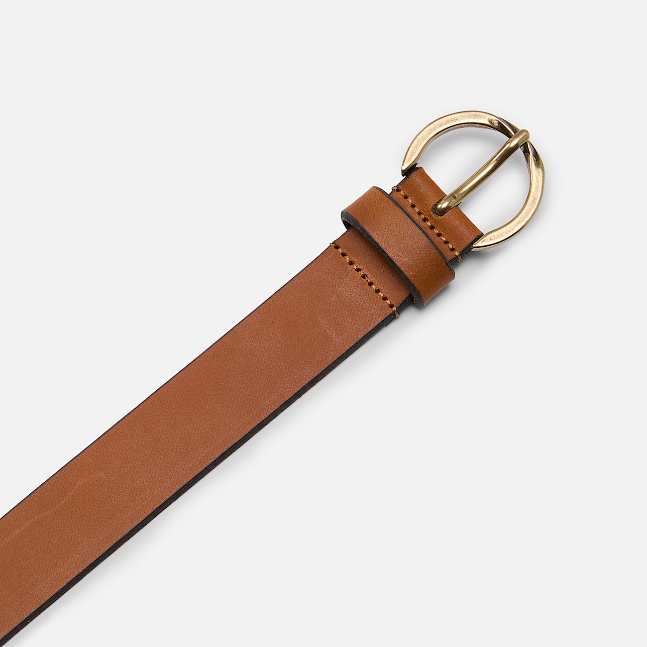 30 mm Gürtel aus Naturleder mit Twist-Schnalle für Damen in Braun - 2