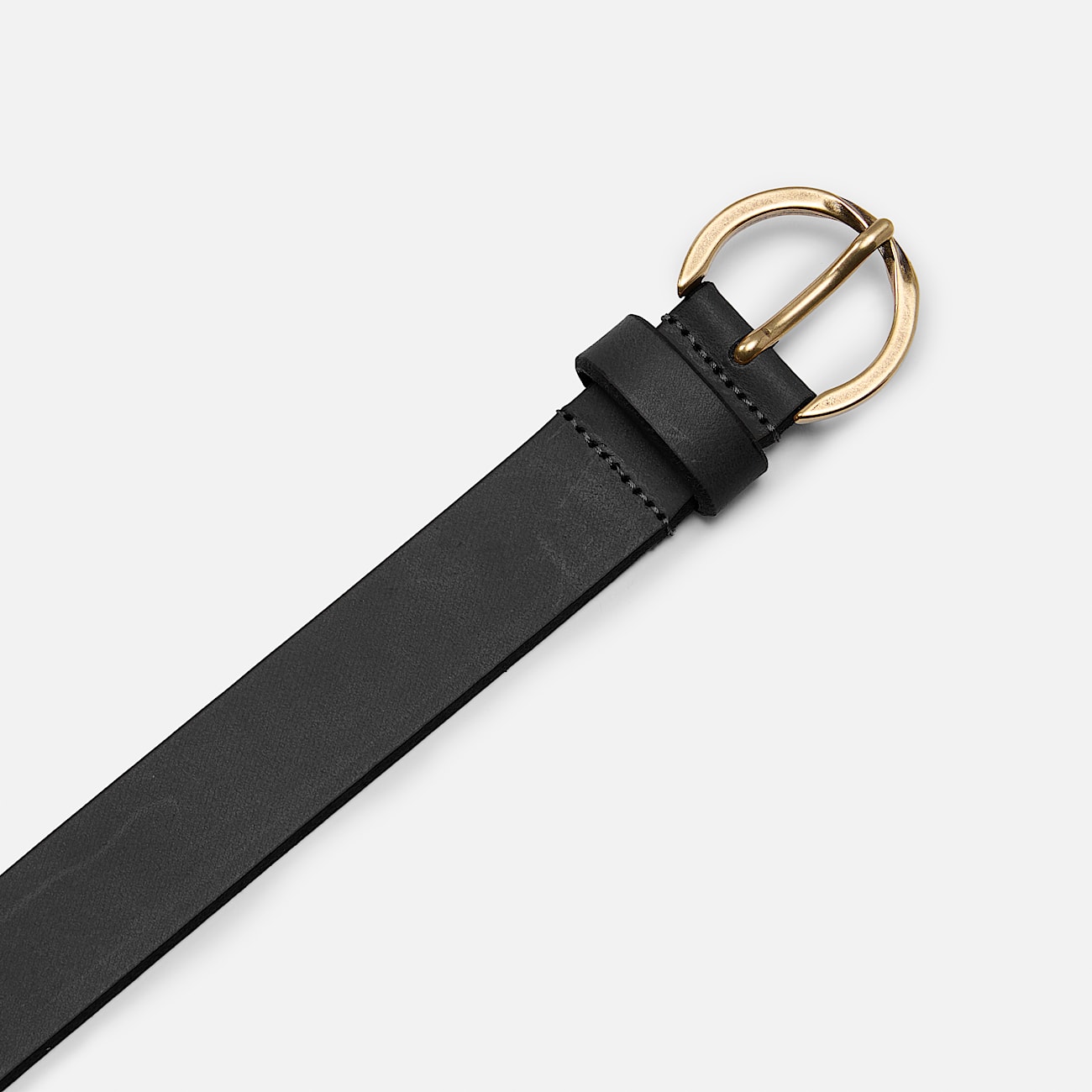 30 mm Gürtel aus Naturleder mit Twist-Schnalle für Damen in Schwarz - 2