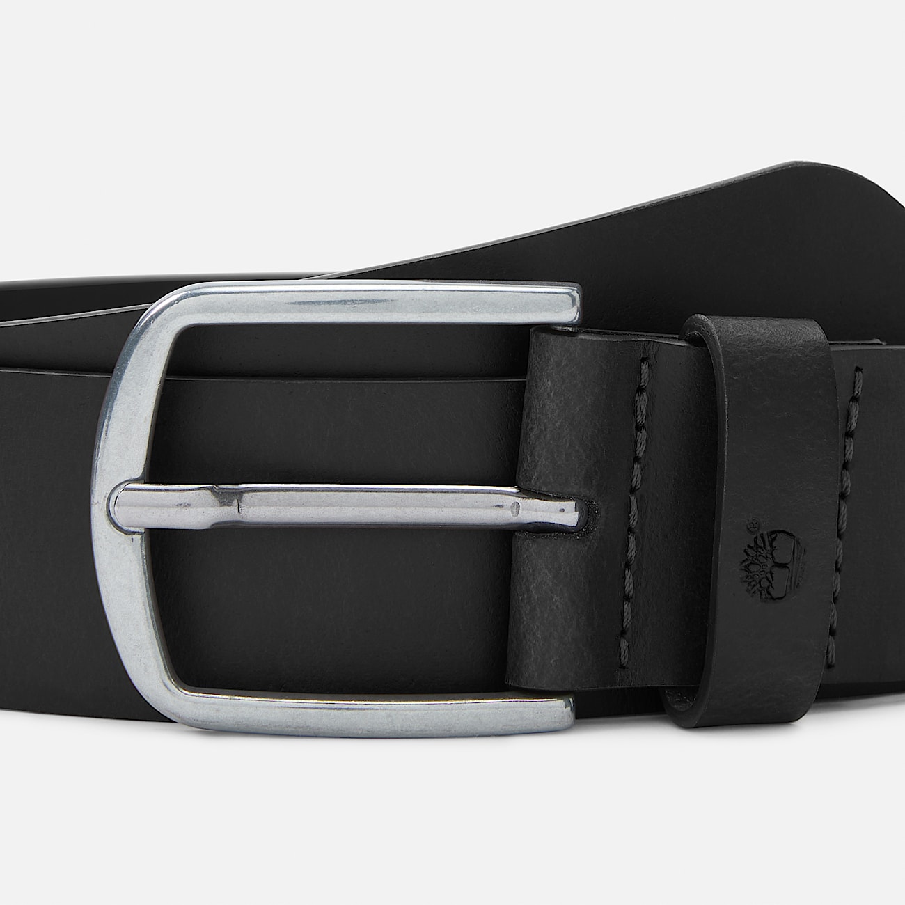 Cintura in Pelle Bluff Point da Uomo in nero TBL nero ALT2