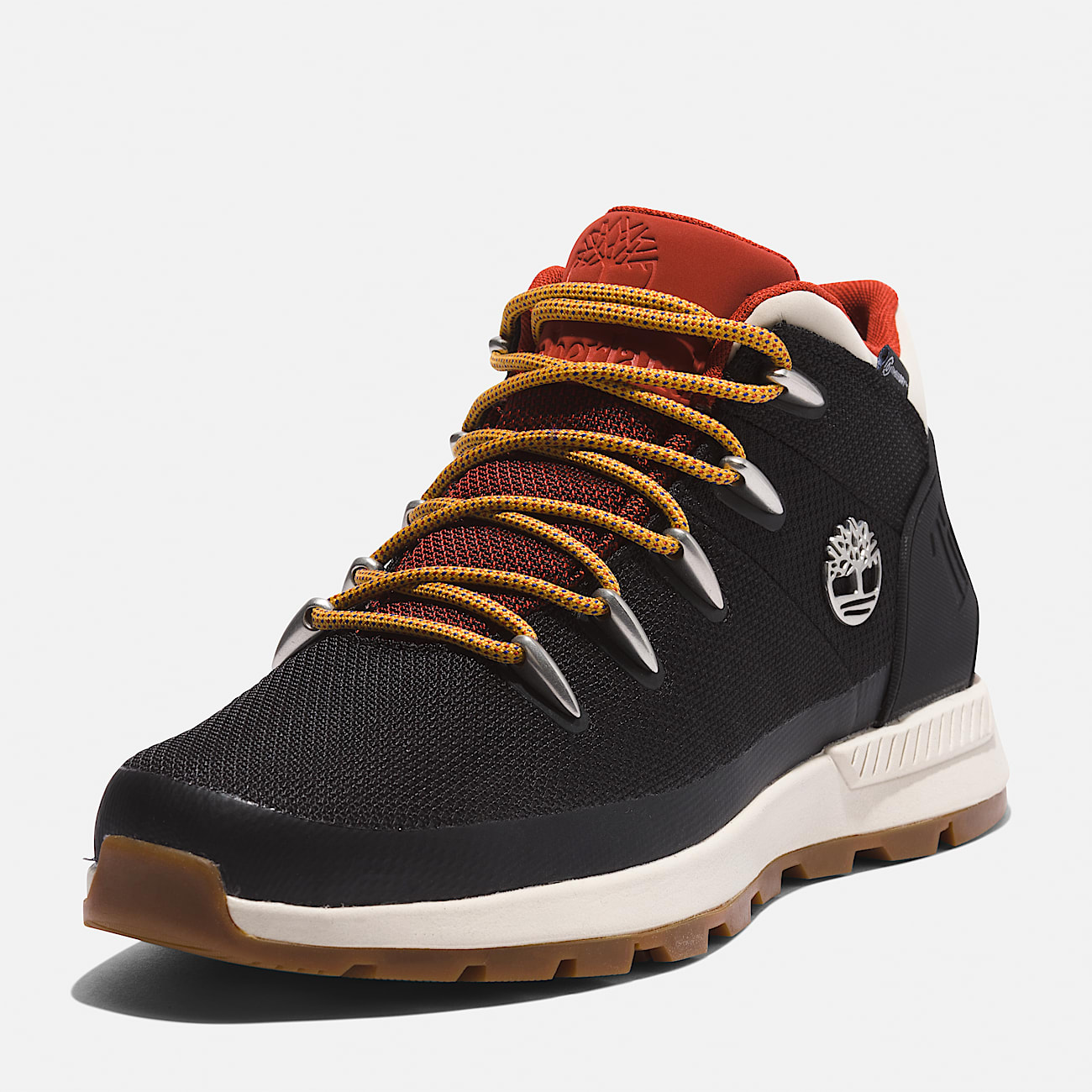 Sprint Trekker Mid Waterproof Trainer for Men in Black TBL Black ALT9