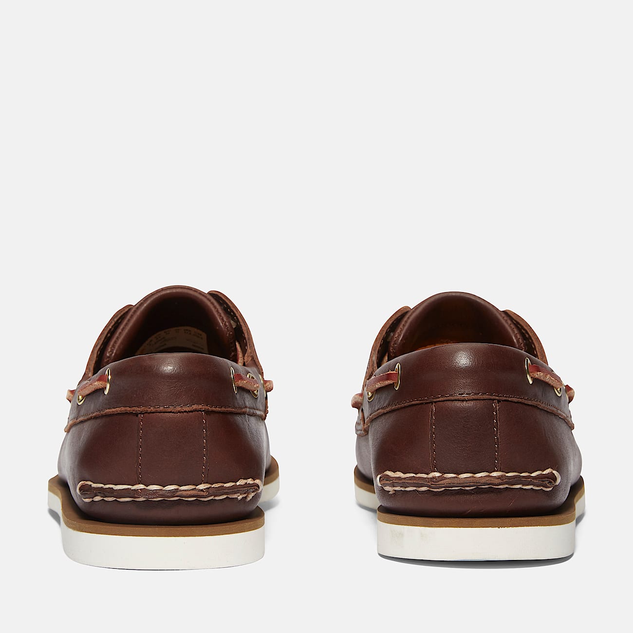 Classic 2-Eye Boat Shoe for Men in Brown - 5