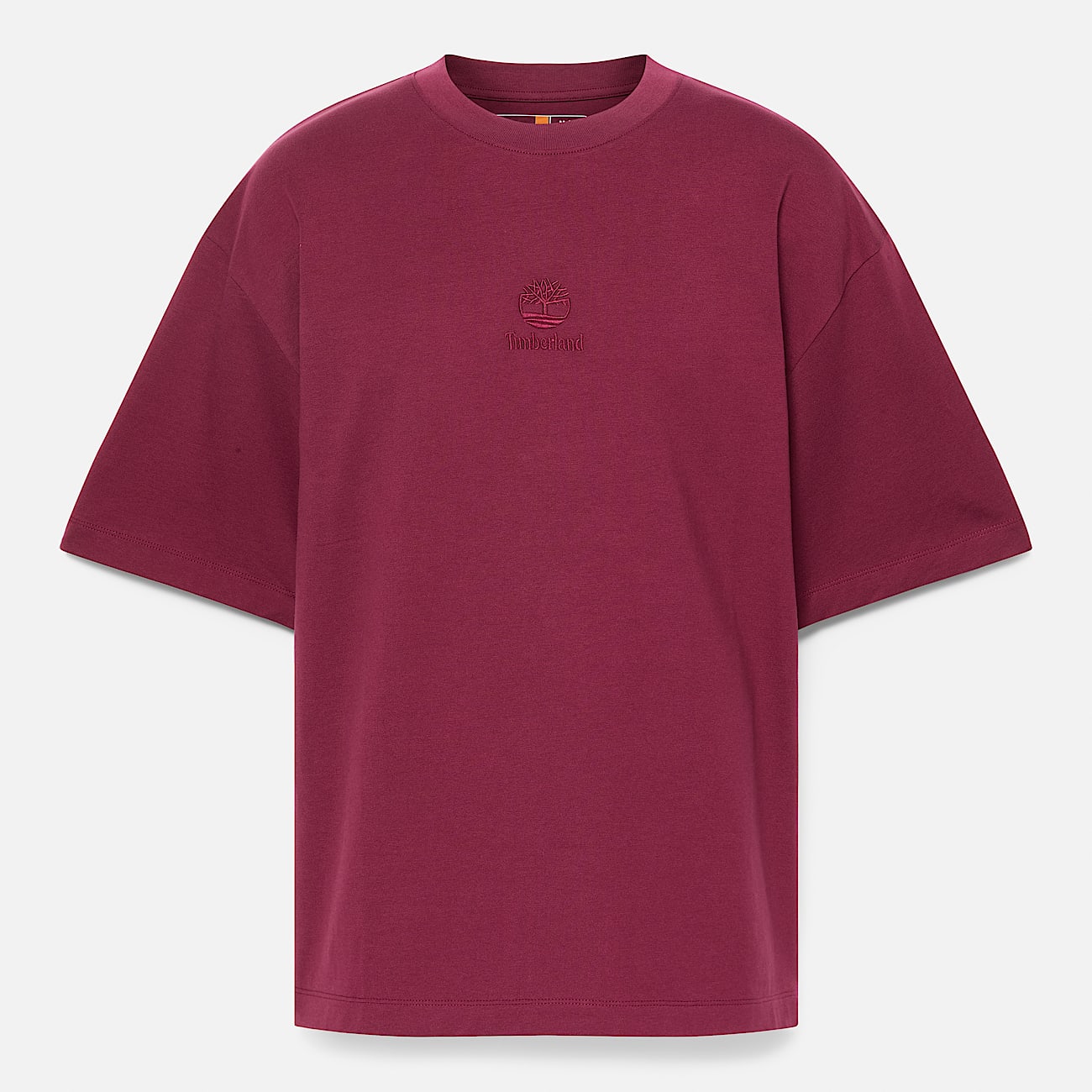 T-shirt à logo en relief ton sur ton Hampton pour homme en bordeaux - 6
