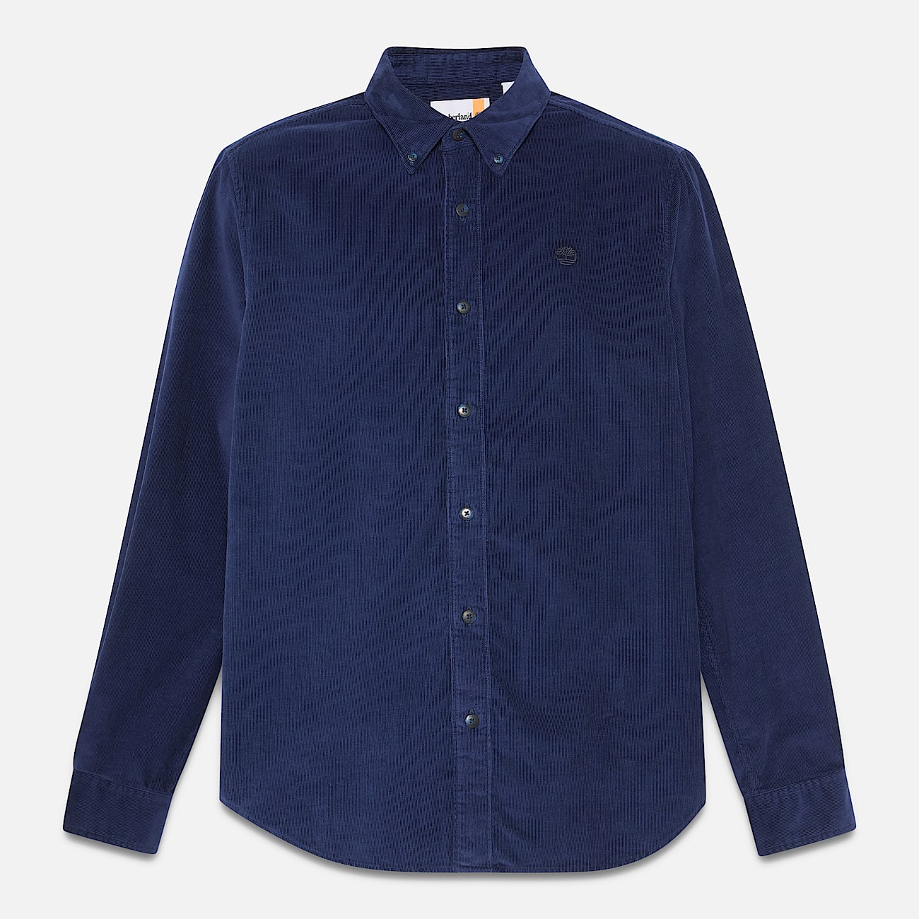 Chemise en velours côtelé pour homme en bleu foncé - 5