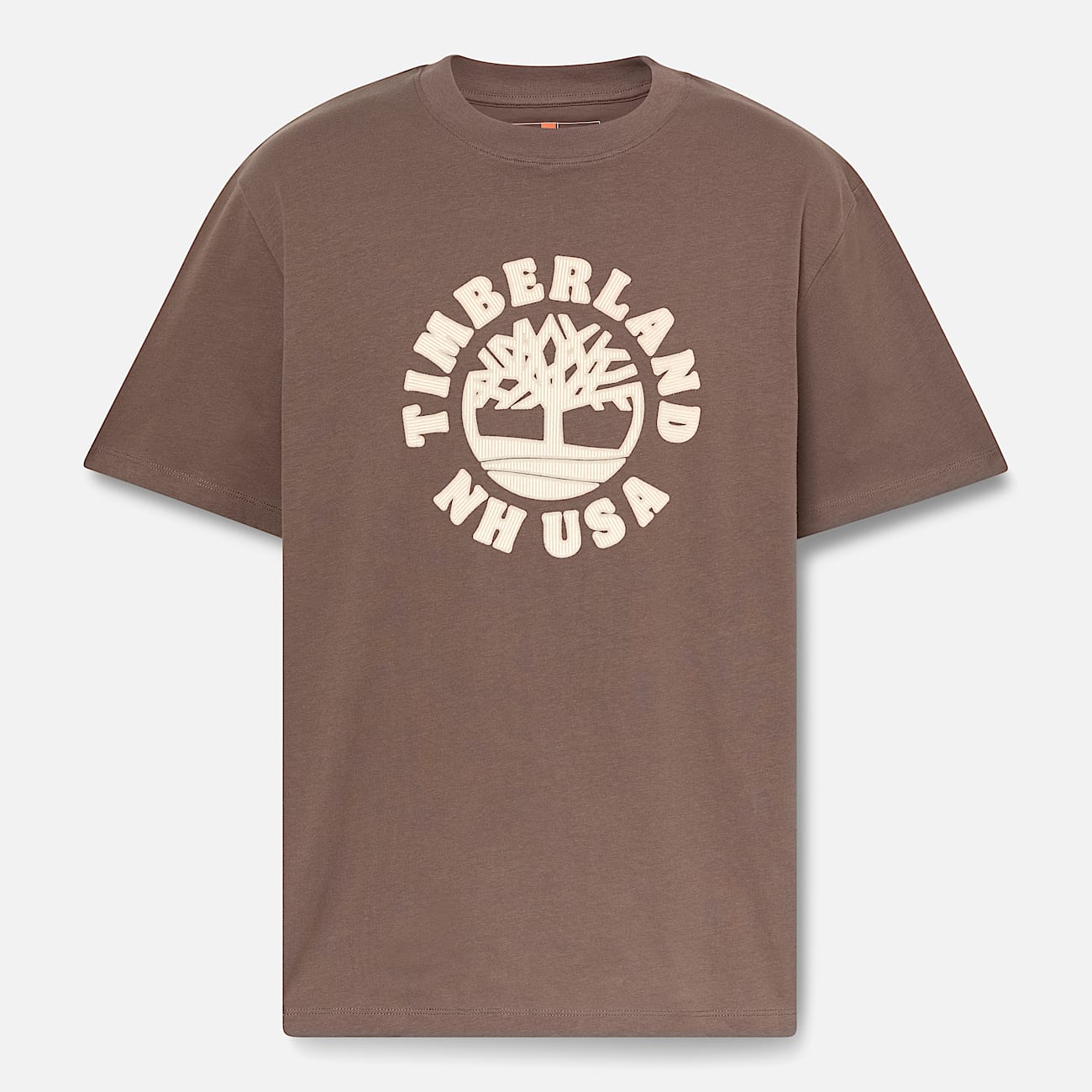 Holiday Front Graphic ShortSleeve TShirt for Men in Brown TBL Brown ALT10