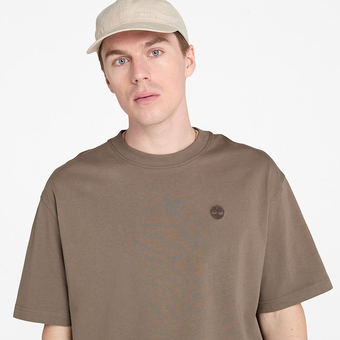 Dunstan River ShortSleeve TShirt for Men in Brown TBL Brown ALT2