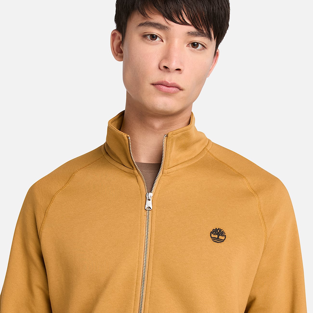 Exeter River Funnel Neck Sweatshirt for Men in Yellow TBL Yellow ALT2