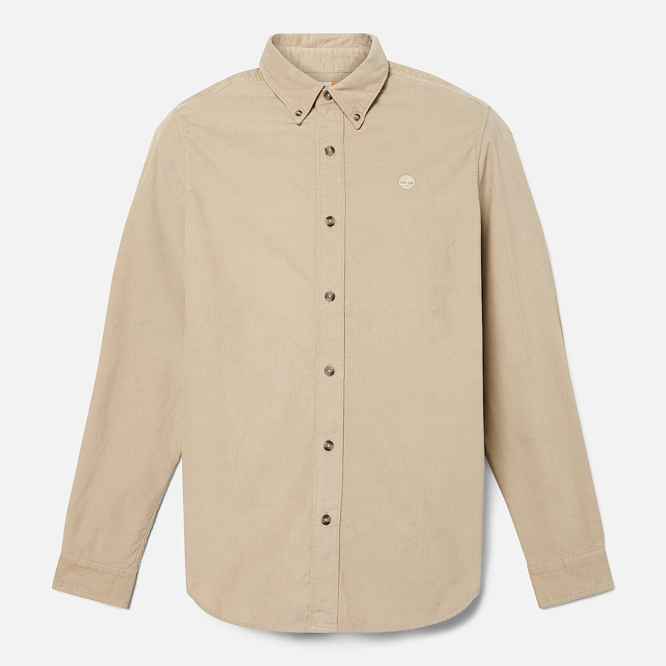 Chemise en velours côtelé pour homme en gris - 5