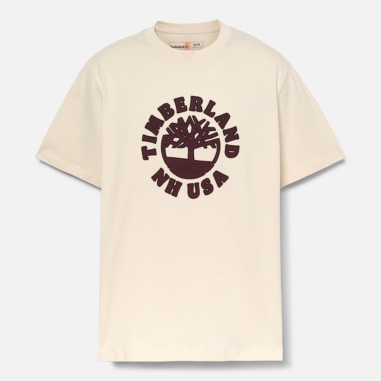 Holiday Front Graphic Short-Sleeve T-Shirt for Men in Beige - 5
