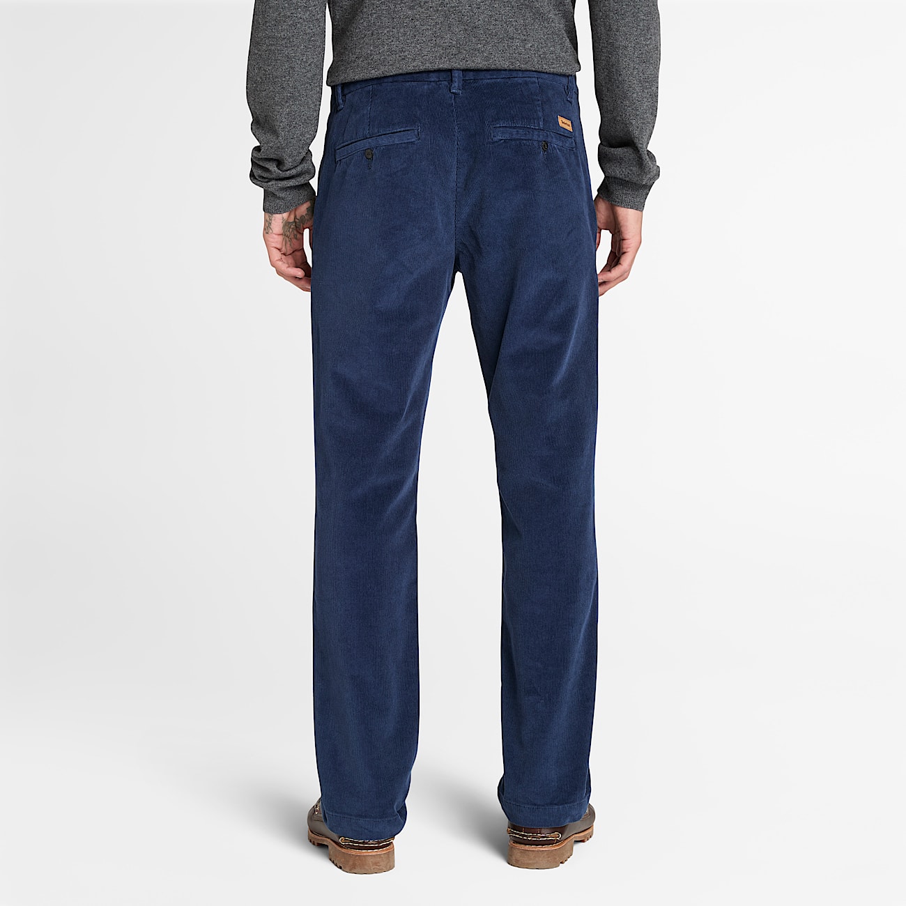 Calas em Bombazina Claremont para Homem em azulescuro TBL azul ALT9