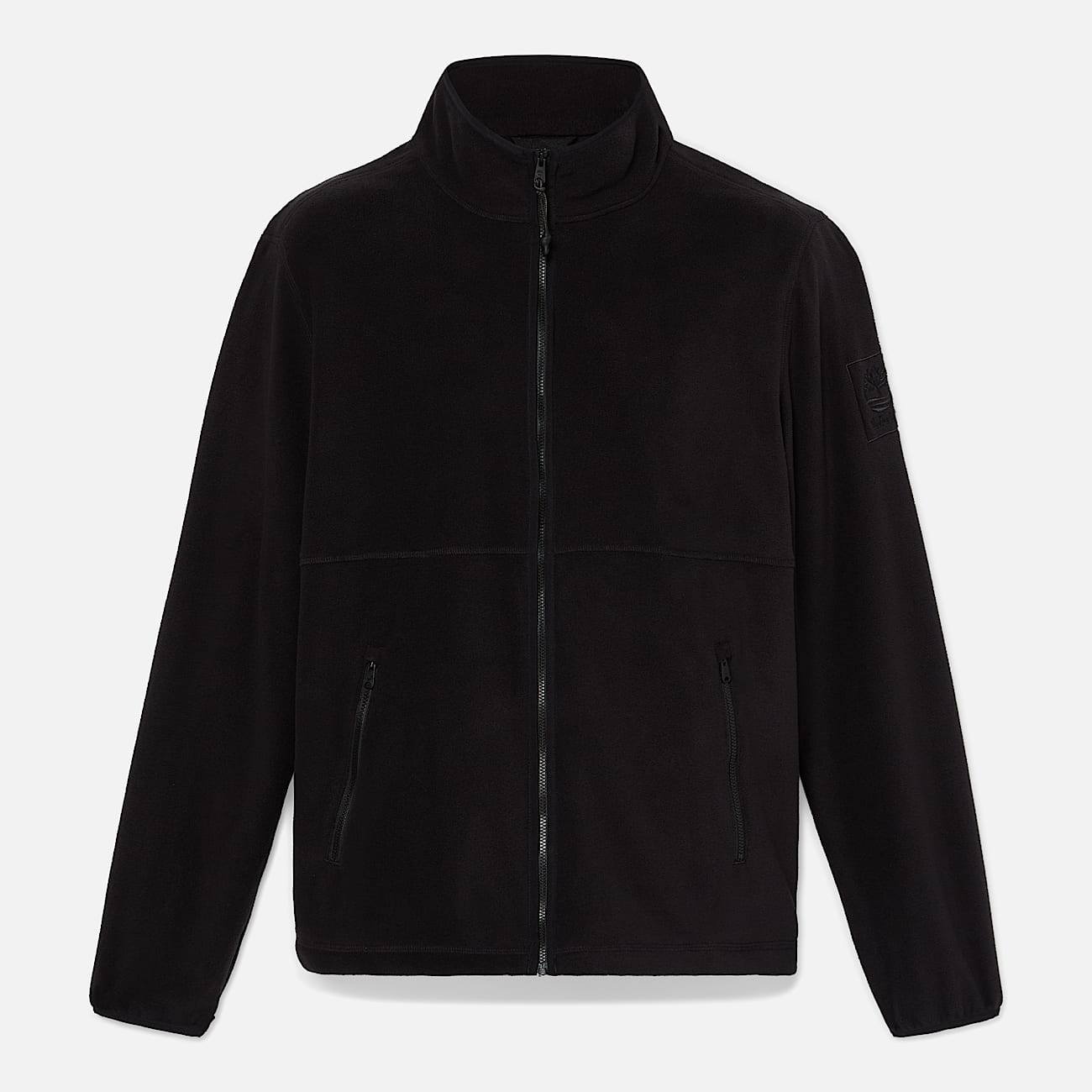 FullZip Polar Fleece for Men in Black TBL Black ALT10