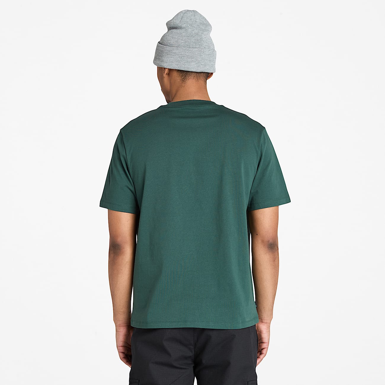 Hampton ShortSleeve TShirt for Men in Dark Green TBL Green ALT9