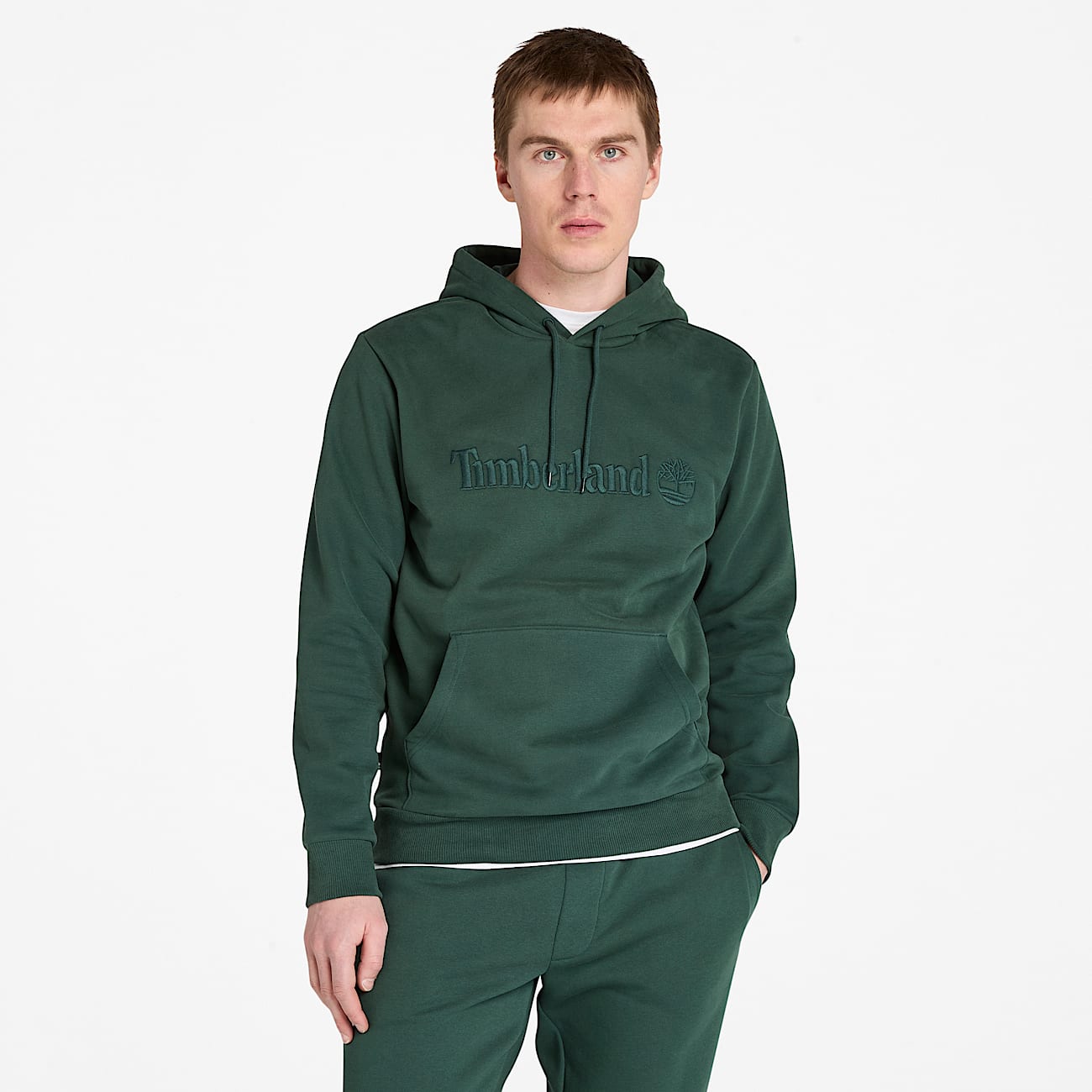 Hampton Hoodie for Men in Dark Green TBL Green HERO