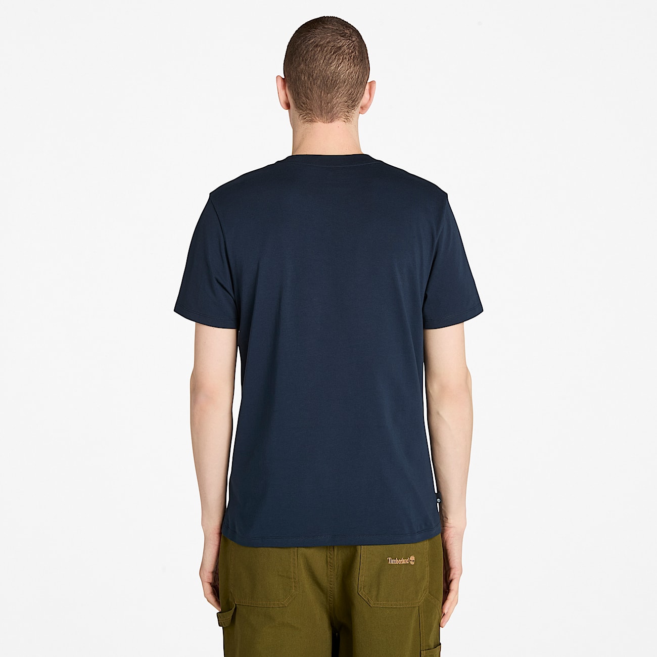T-Shirt mit saisonalem, grafischem Baum-Logo für Herren in Dunkelblau - 4