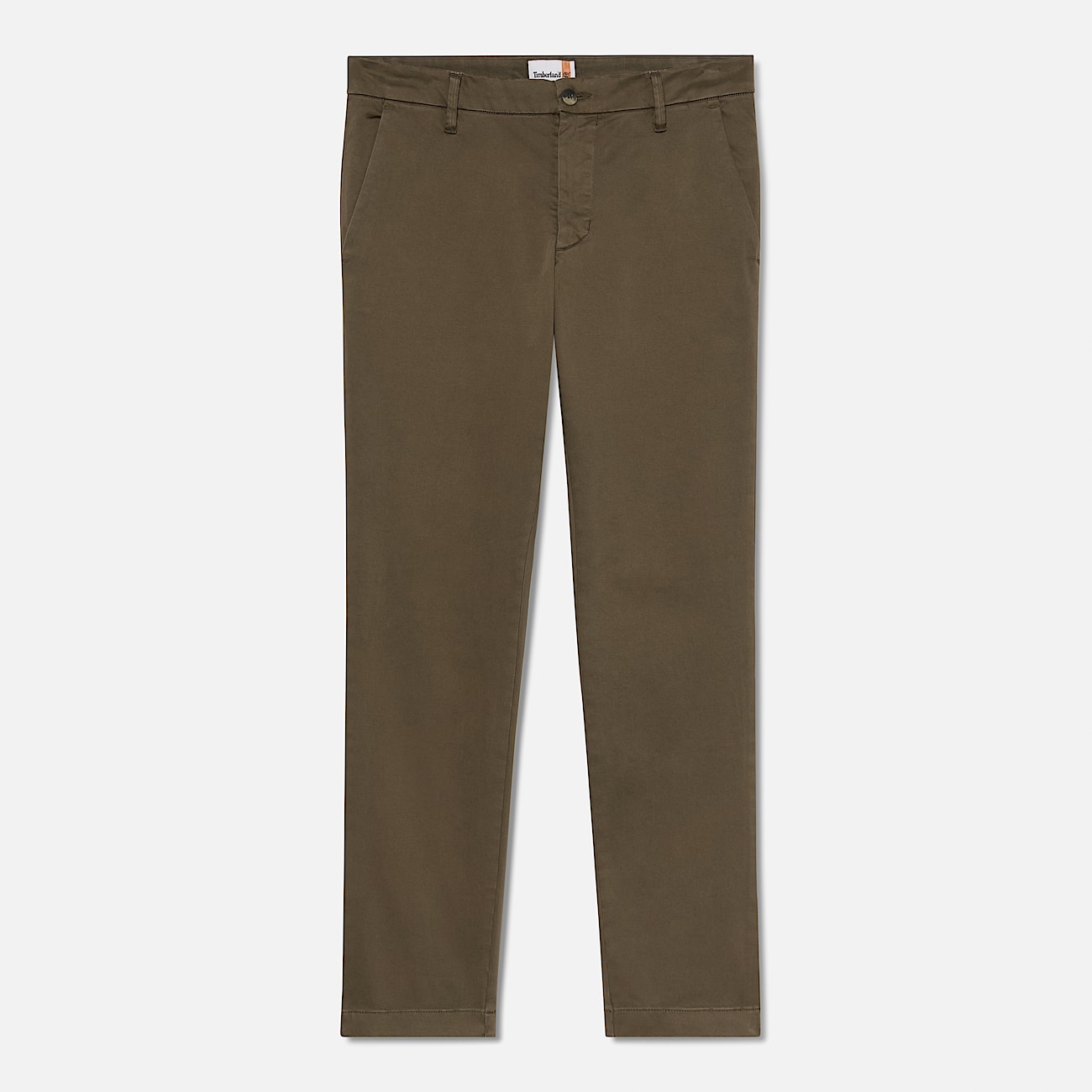 Pantalon chino teint en pièce Claremont pour homme en Vert - 5