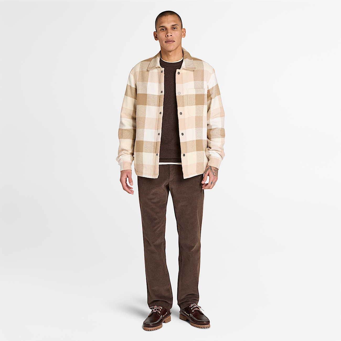 Claremont Corduroy Trouser for Men in Brown TBL Brown ALT1