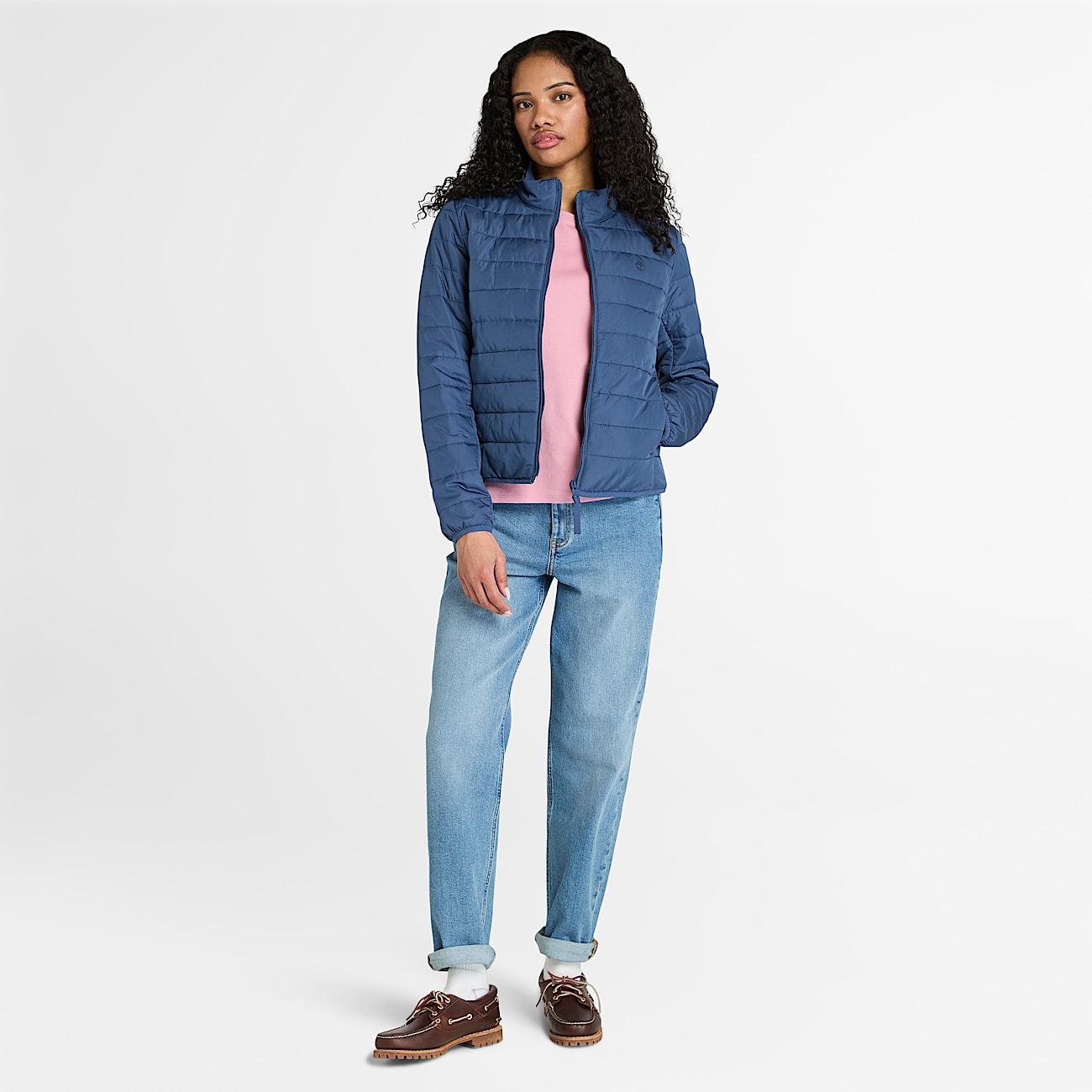 Gerade DenimHose fr Damen in Blau TBL Blau ALT1