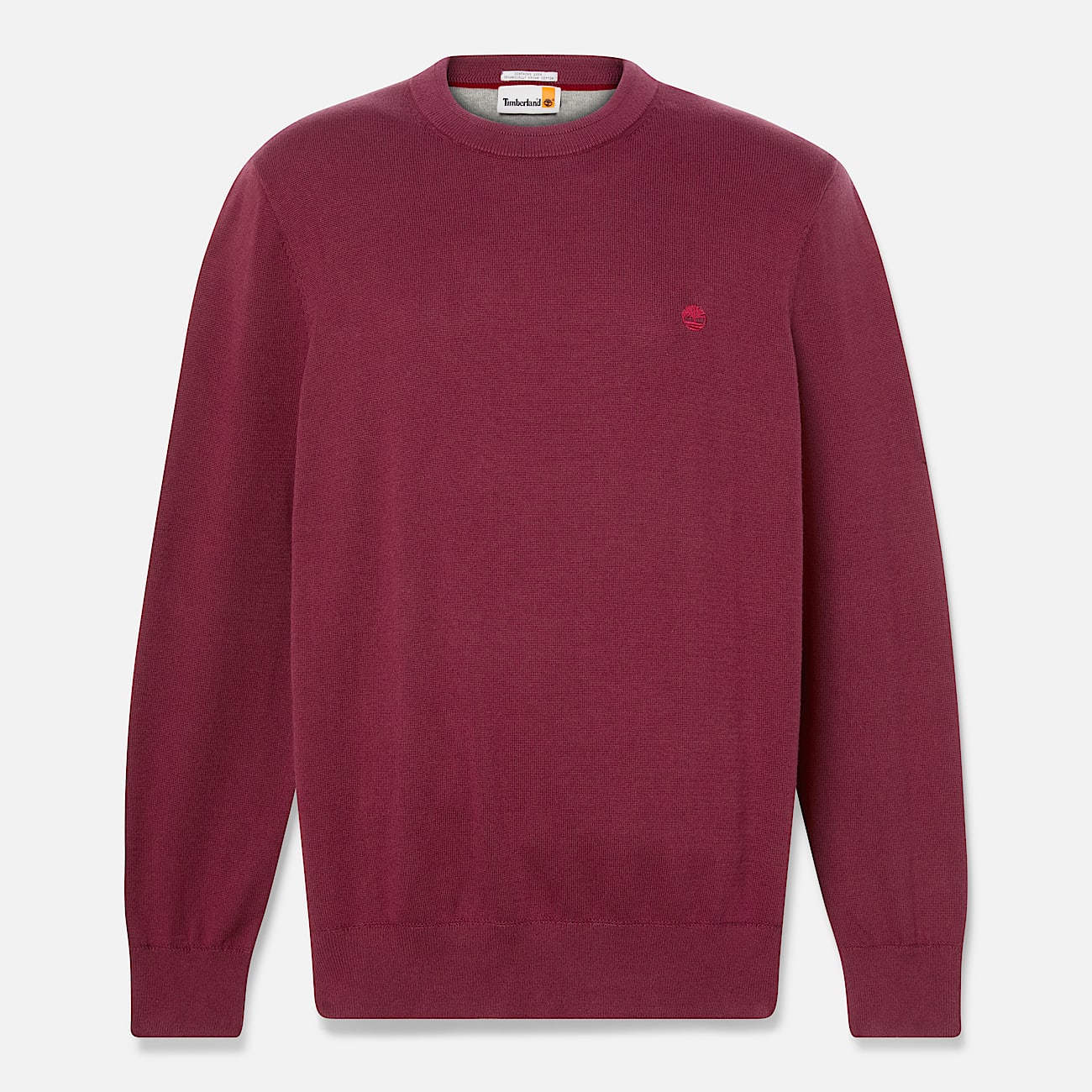 Williams River Cotton Jumper for Men in Burgundy TBL Burgundy ALT10