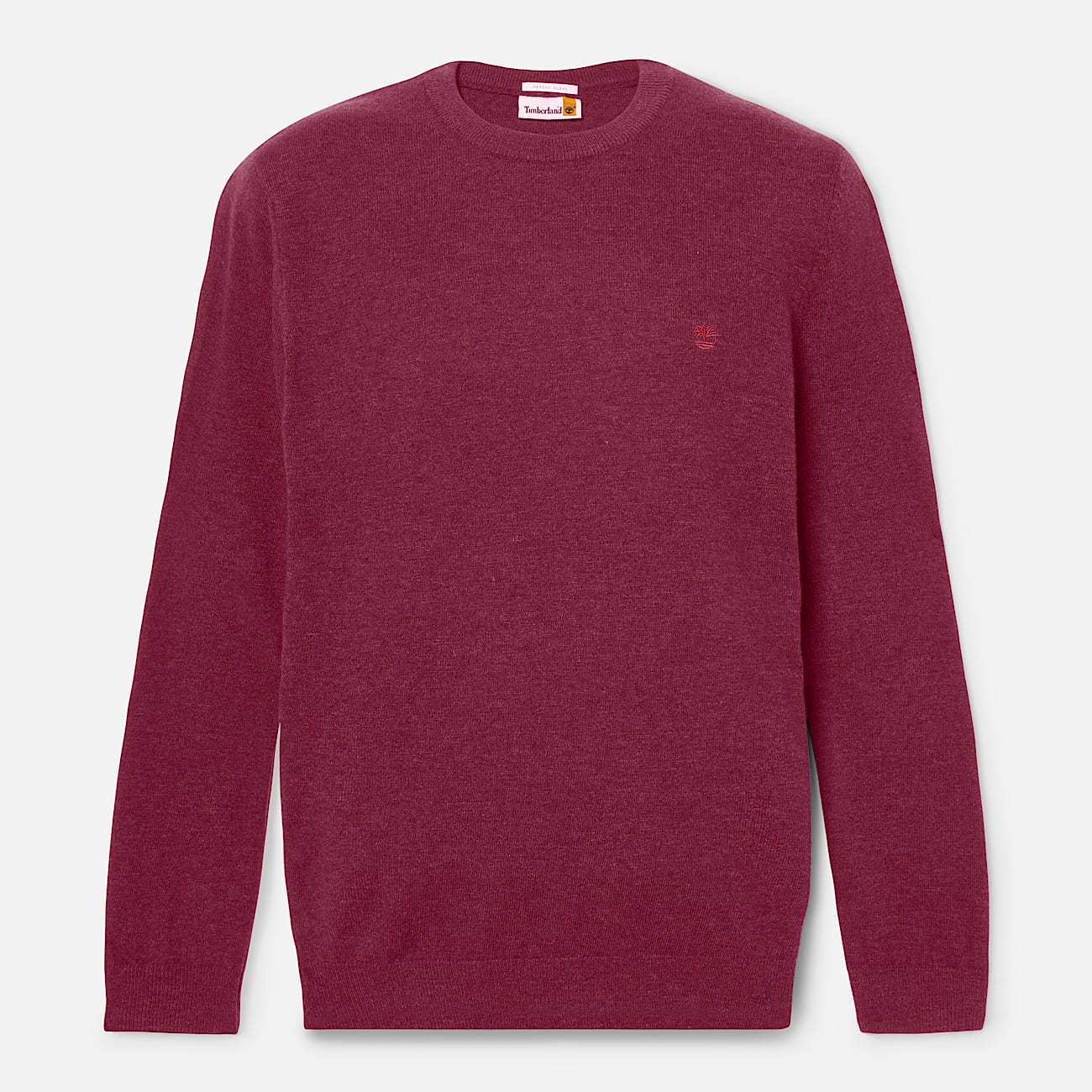 Timberland Cohas Brook Merino Crewneck Jumper for Men in Burgundy TBL Burgundy ALT10
