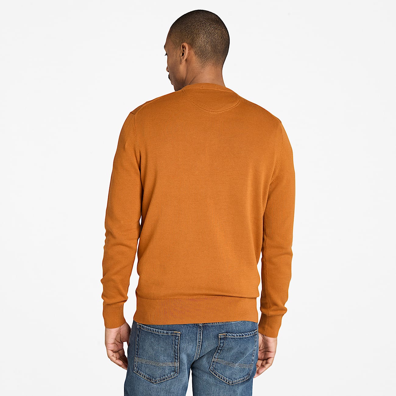 Williams River Cotton Jumper for Men in Brown TBL Brown ALT9