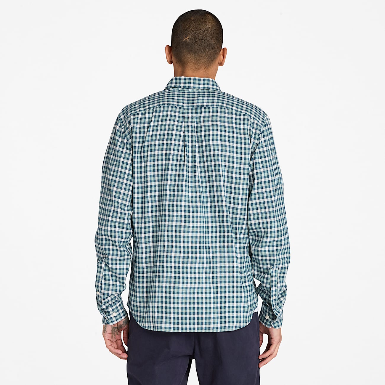 Solucell Air Gingham Shirt for Men in Grey TBL Grey ALT9