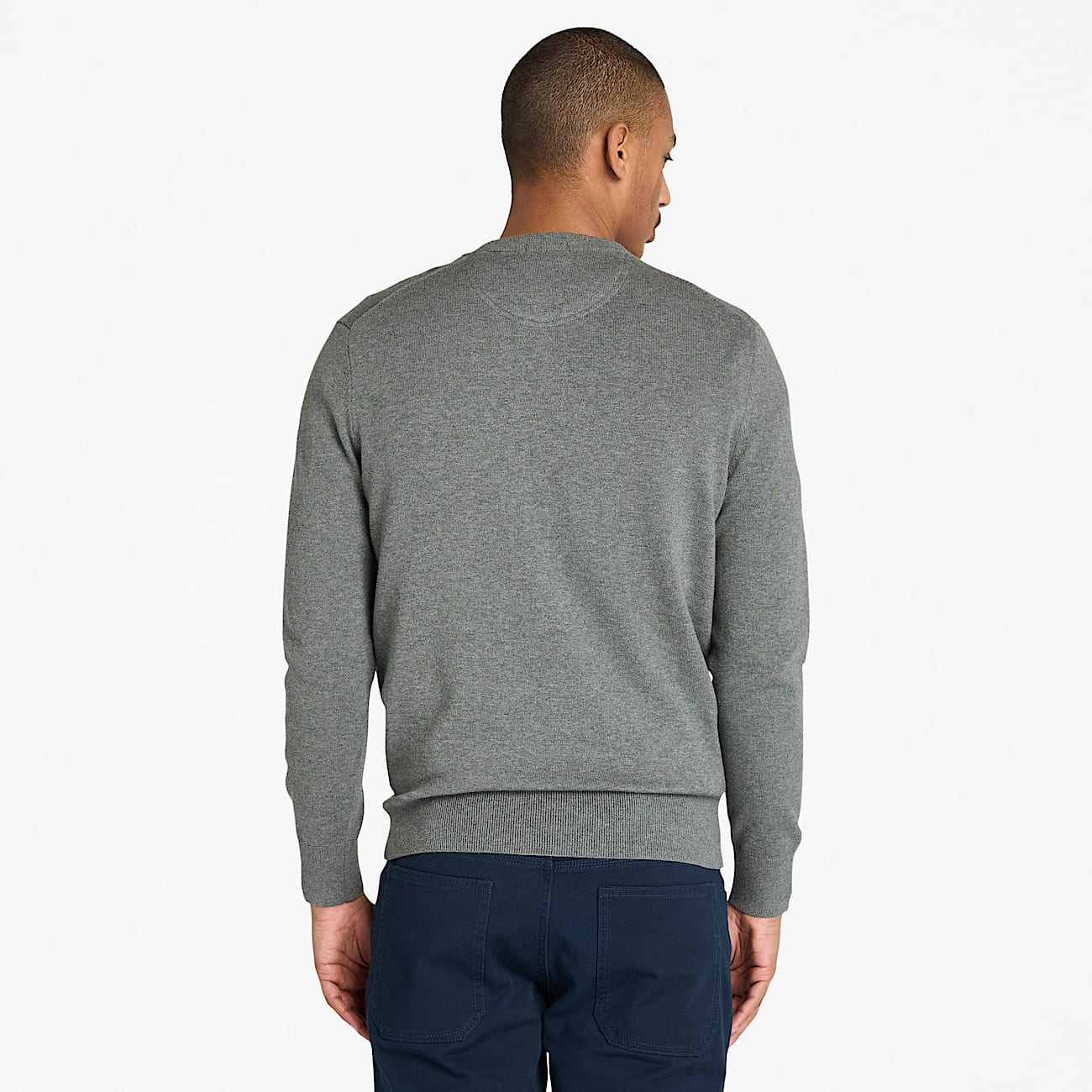Williams River Cotton Jumper for Men in Grey TBL Grey ALT9