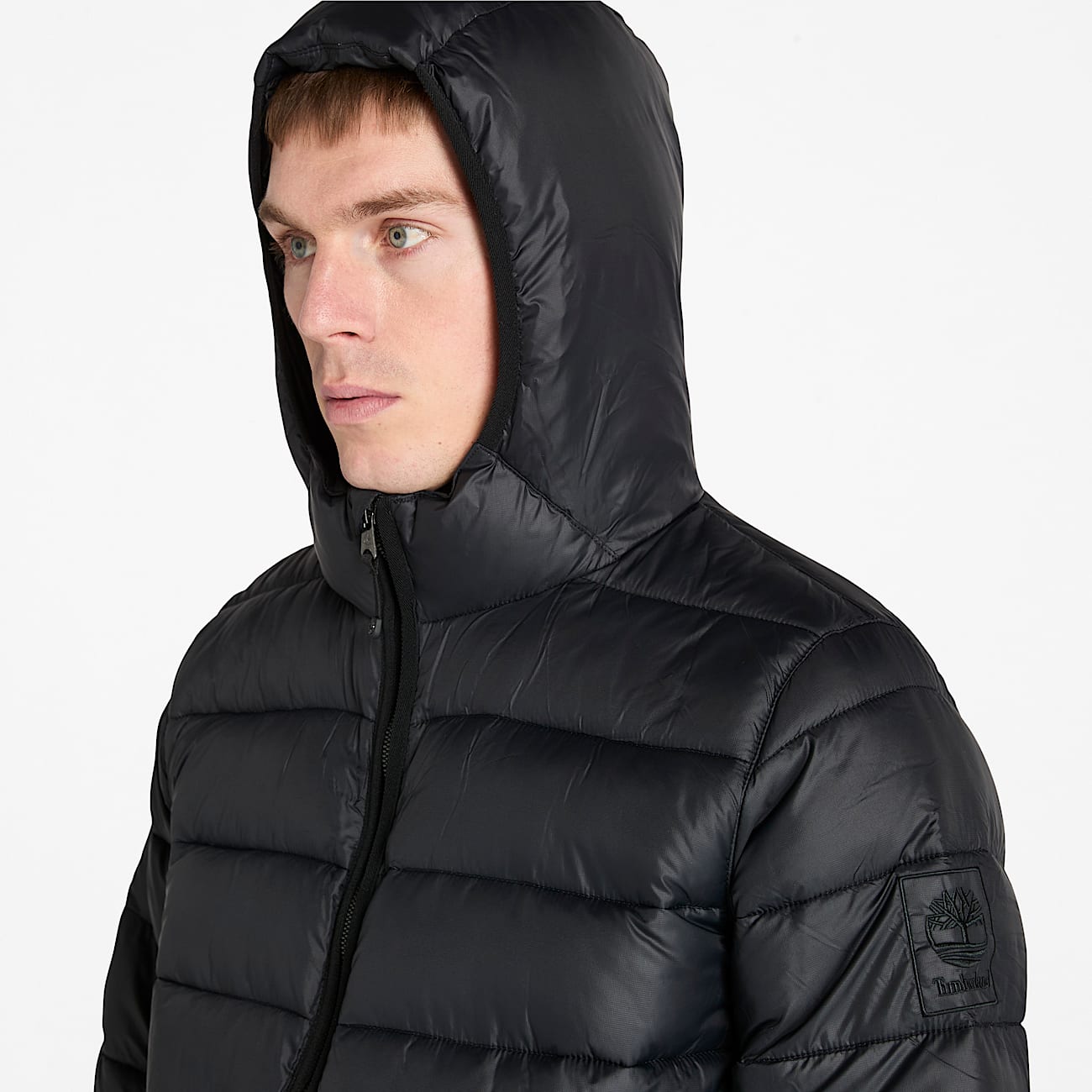 Garfield Durable WaterRepellent Puffer Jacket for Men in Black TBL Black ALT3