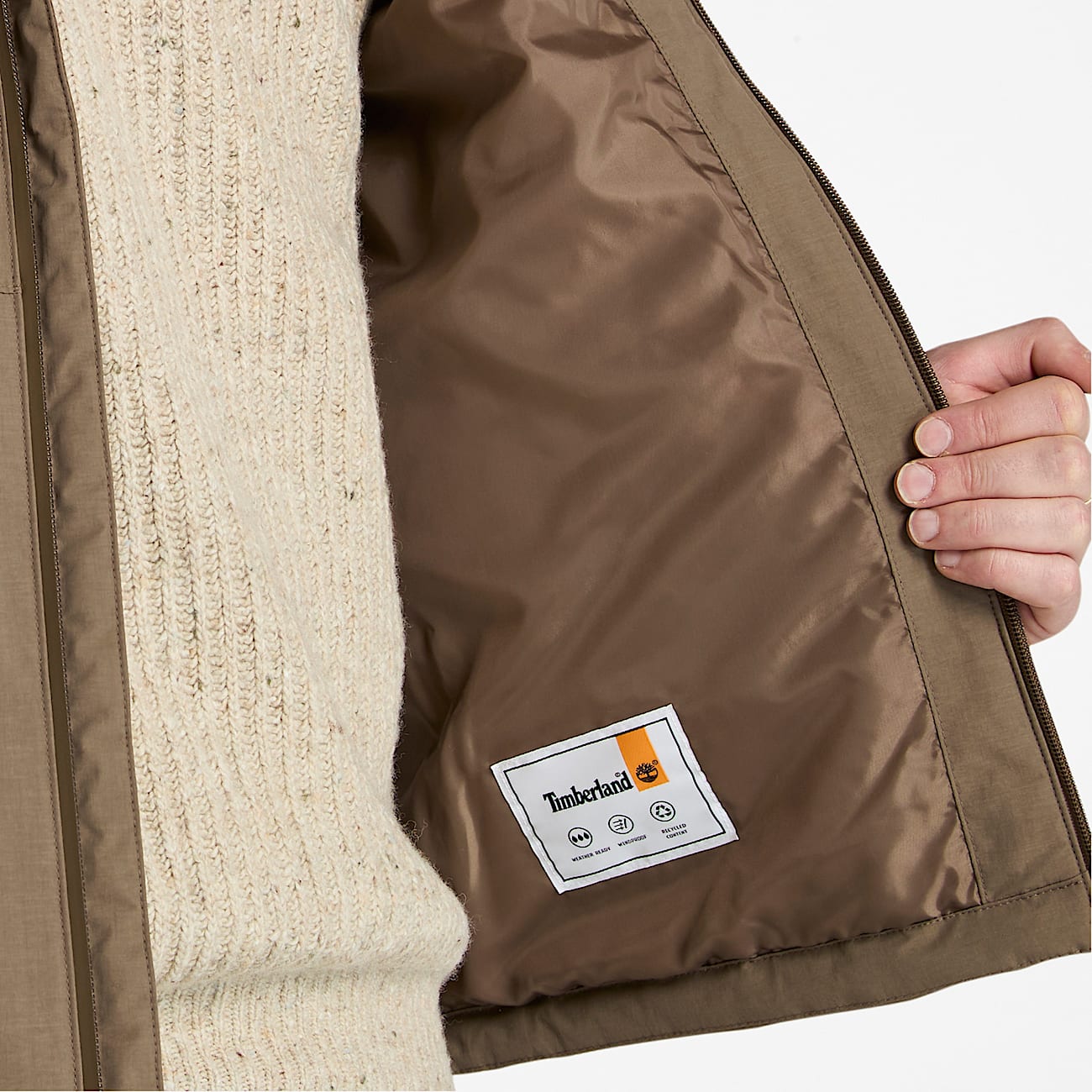 Winnick Waterproof Insulated Jacket for Men in Brown TBL Brown ALT2